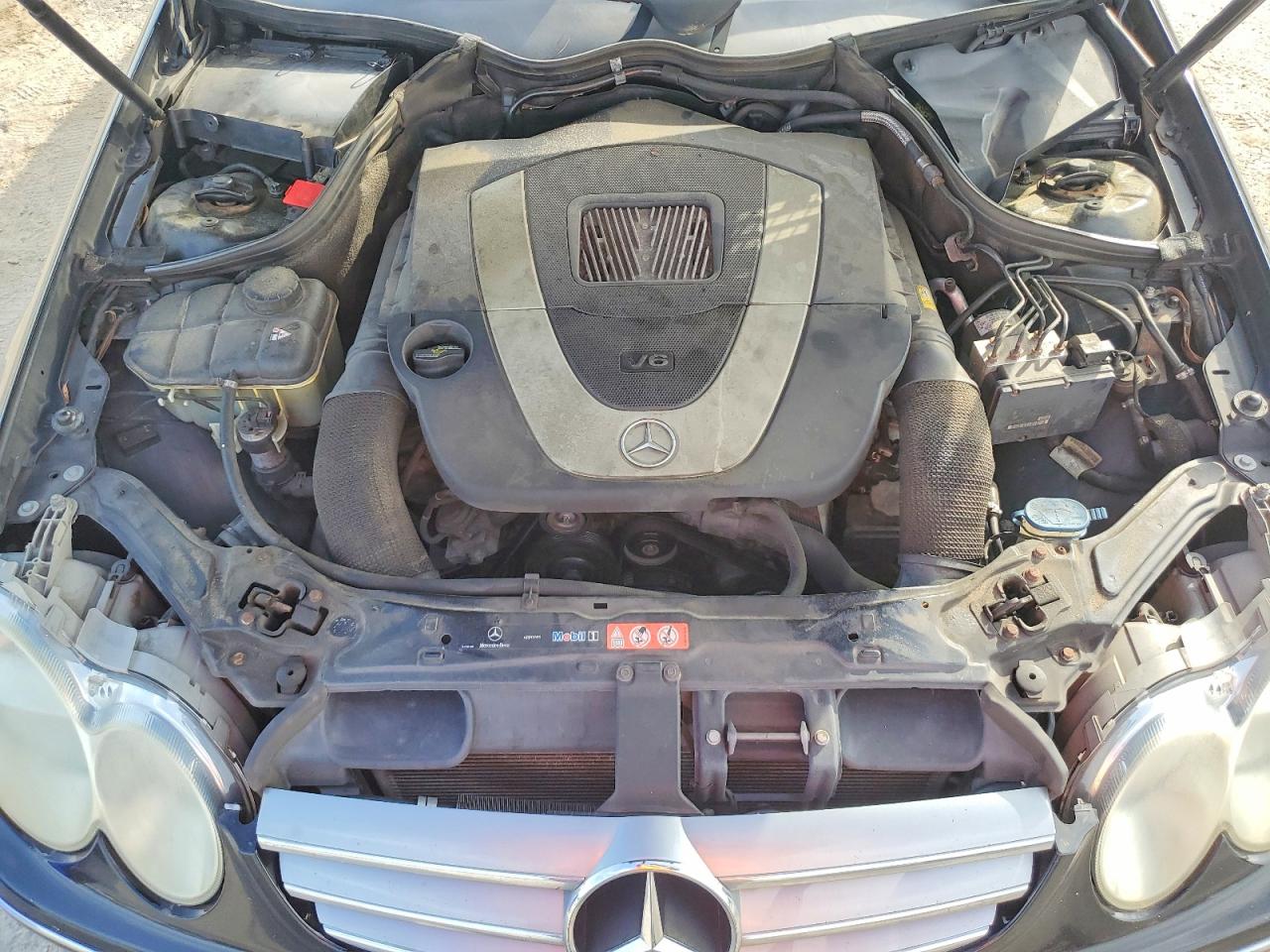 2007 Mercedes-benz Clk 350 Black vin: WDBTK56F47T086615