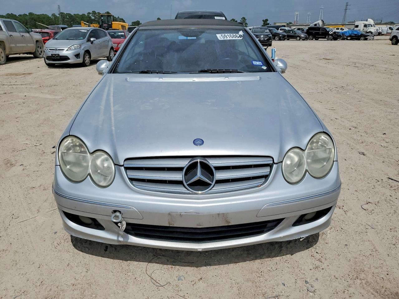 2008 Mercedes-benz Clk 350 Silver vin: WDBTK56F48F243799
