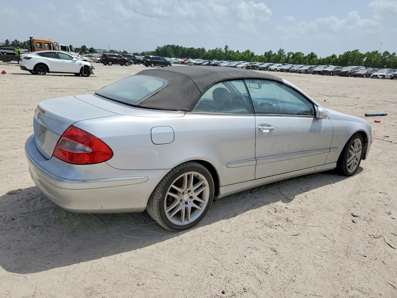 2008 Mercedes-benz Clk 350 Silver vin: WDBTK56F48F243799