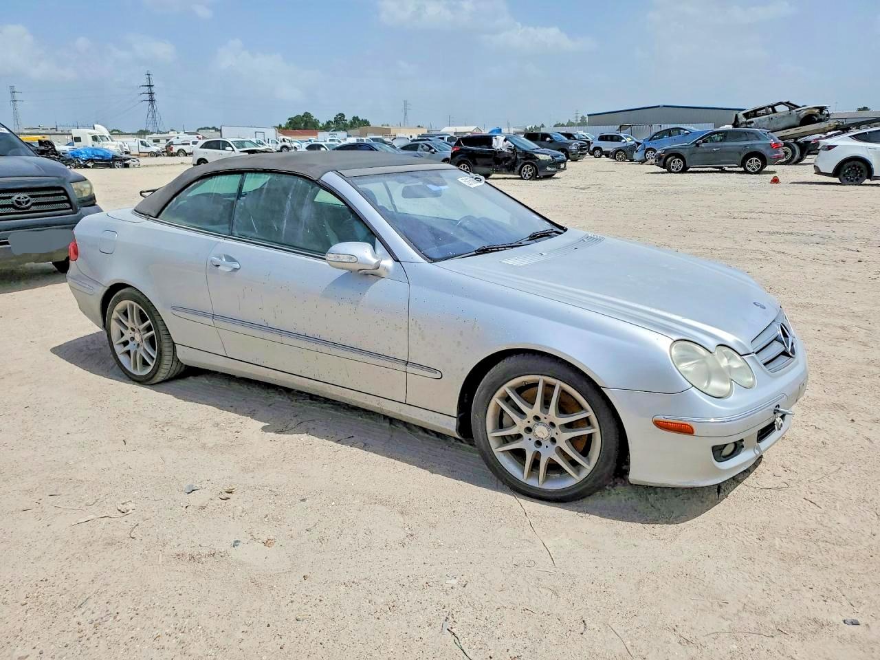 2008 Mercedes-benz Clk 350 Silver vin: WDBTK56F48F243799