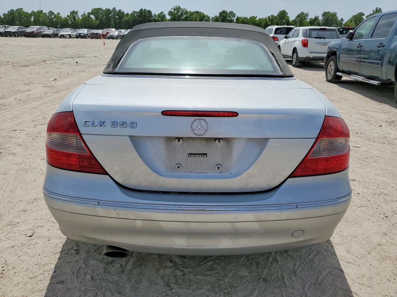 2008 Mercedes-benz Clk 350 Silver vin: WDBTK56F48F243799