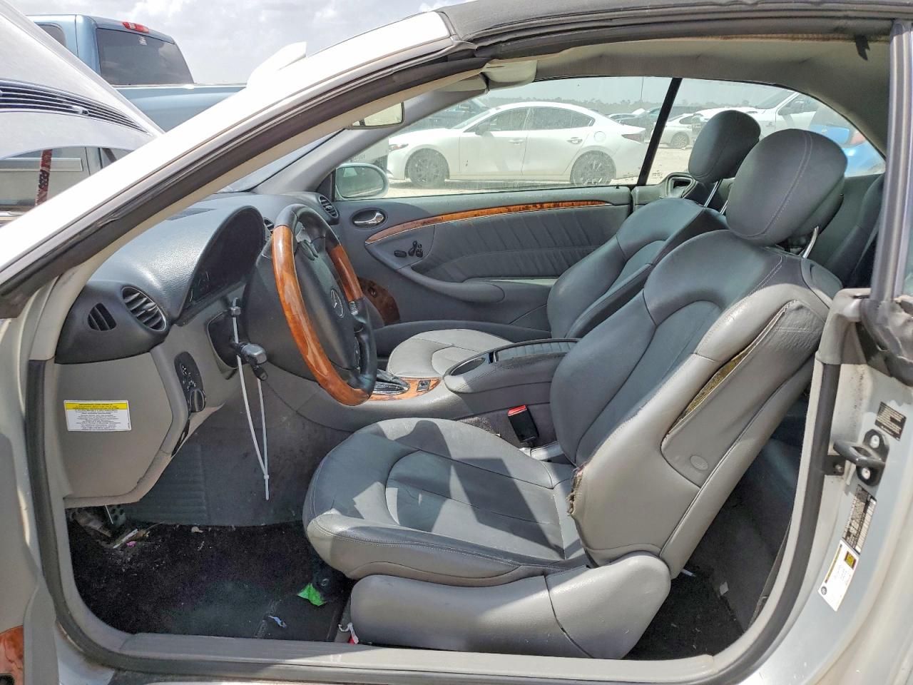 2008 Mercedes-benz Clk 350 Silver vin: WDBTK56F48F243799