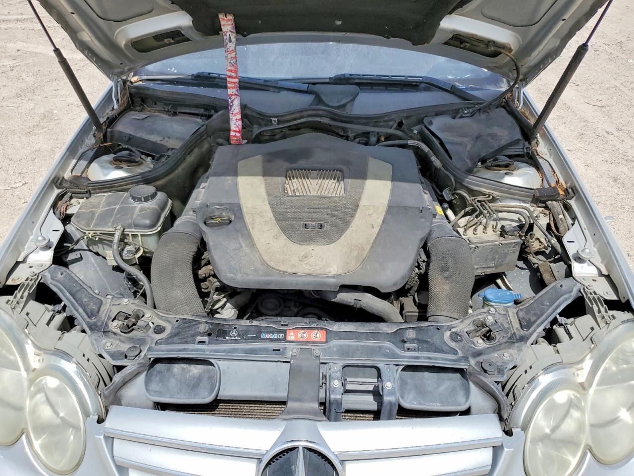 2008 Mercedes-benz Clk 350 Silver vin: WDBTK56F48F243799