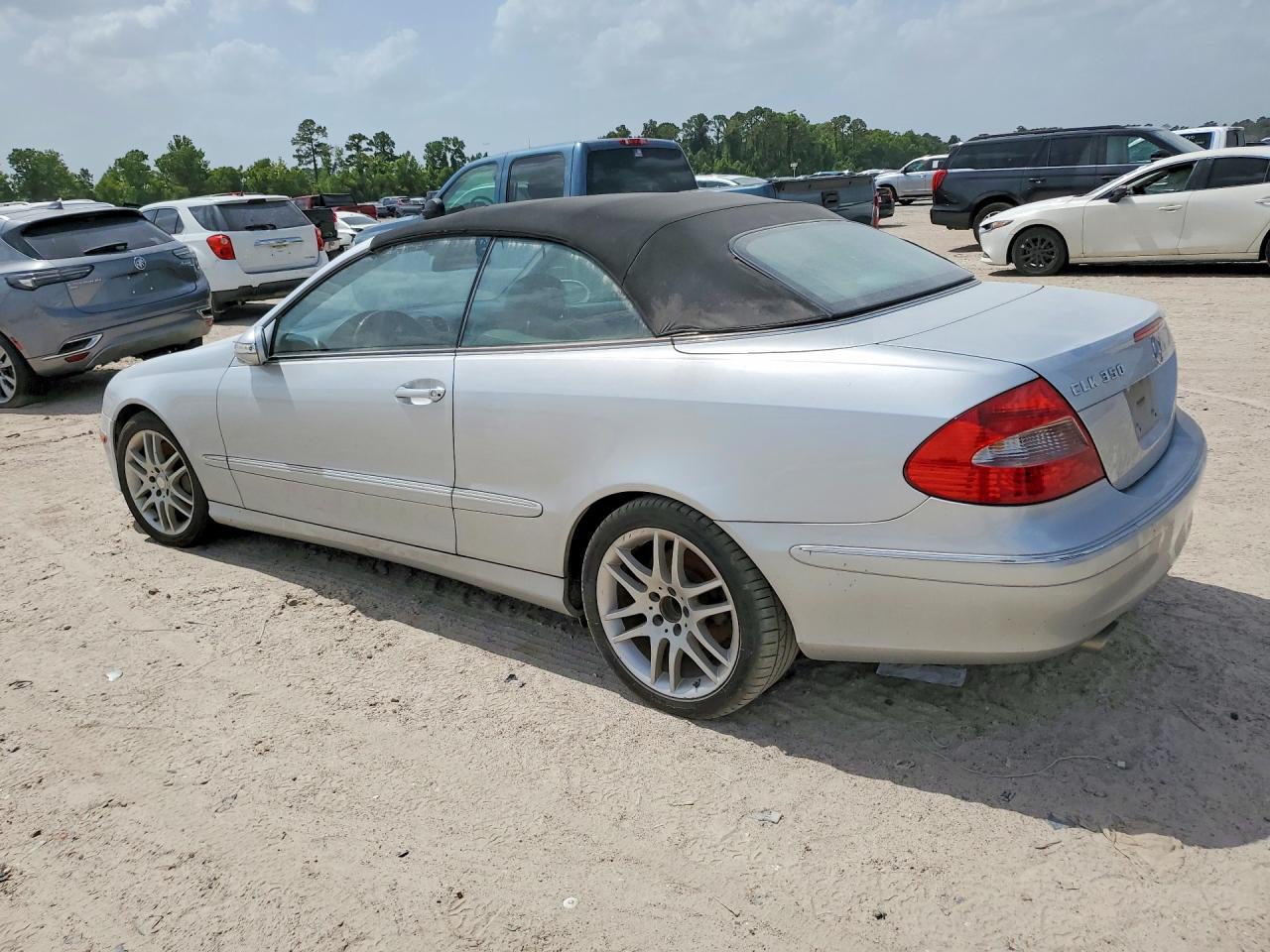 2008 Mercedes-benz Clk 350 Silver vin: WDBTK56F48F243799