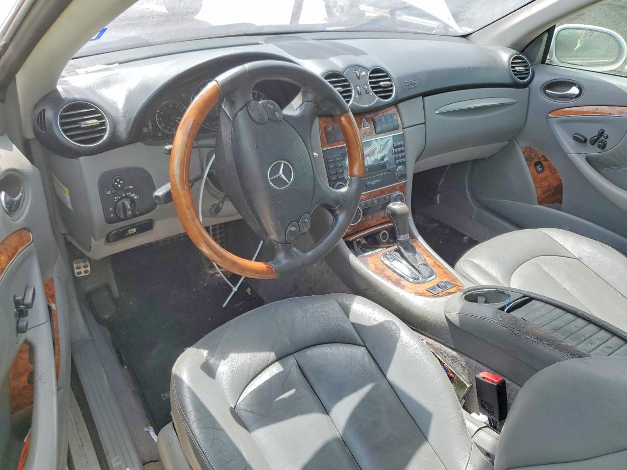 2008 Mercedes-benz Clk 350 Silver vin: WDBTK56F48F243799