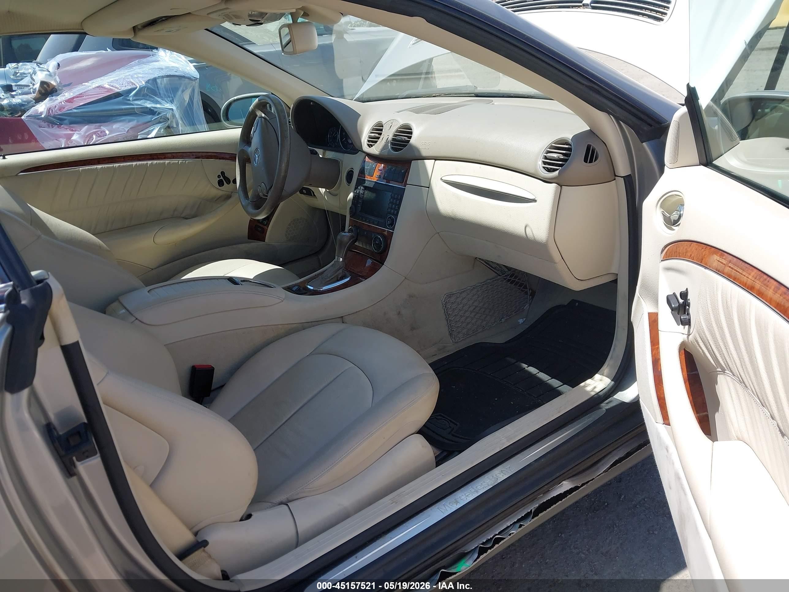 2008 Mercedes-benz Clk 350   Gray vin: WDBTK56F48F254186