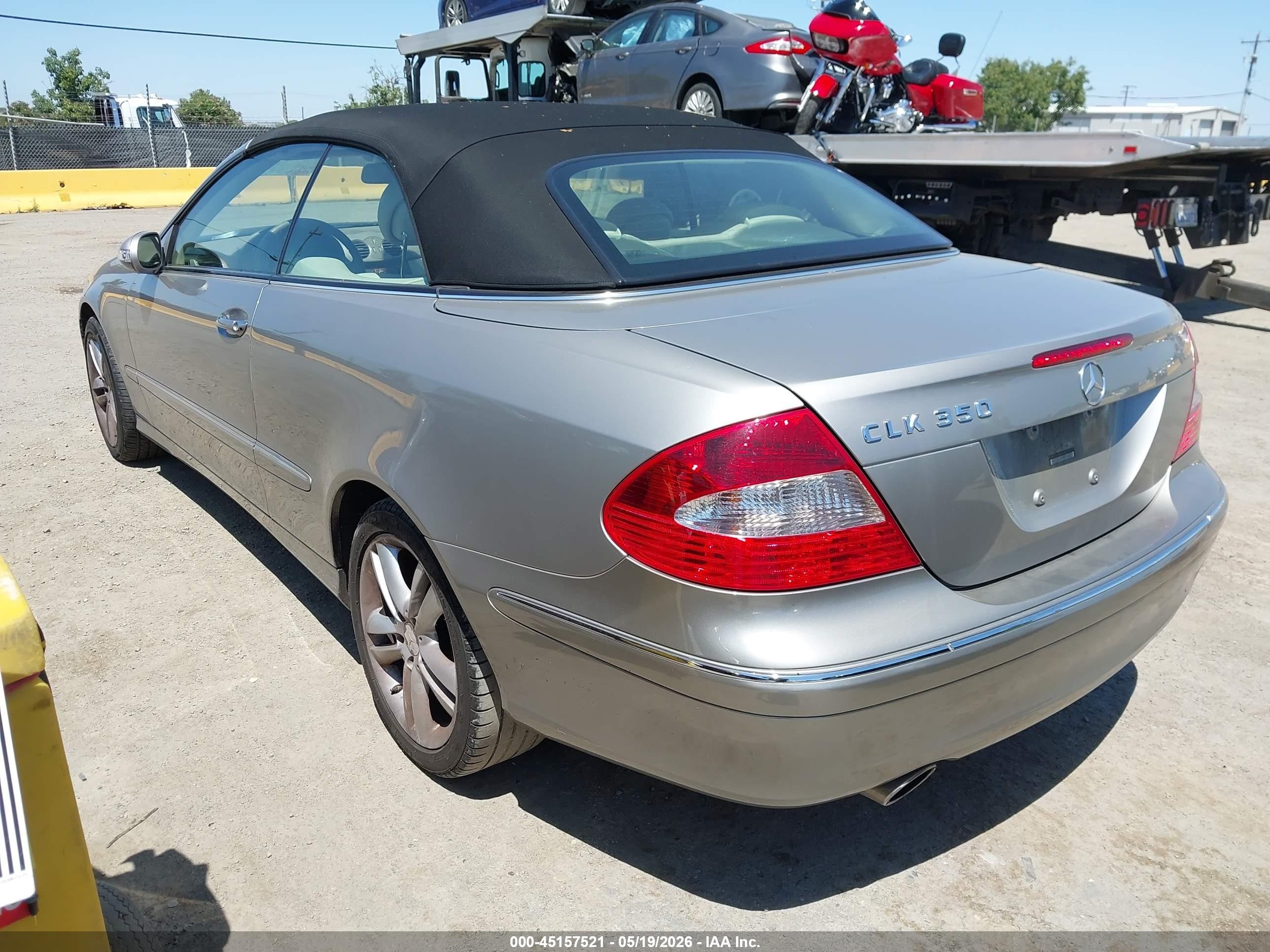 2008 Mercedes-benz Clk 350   Gray vin: WDBTK56F48F254186