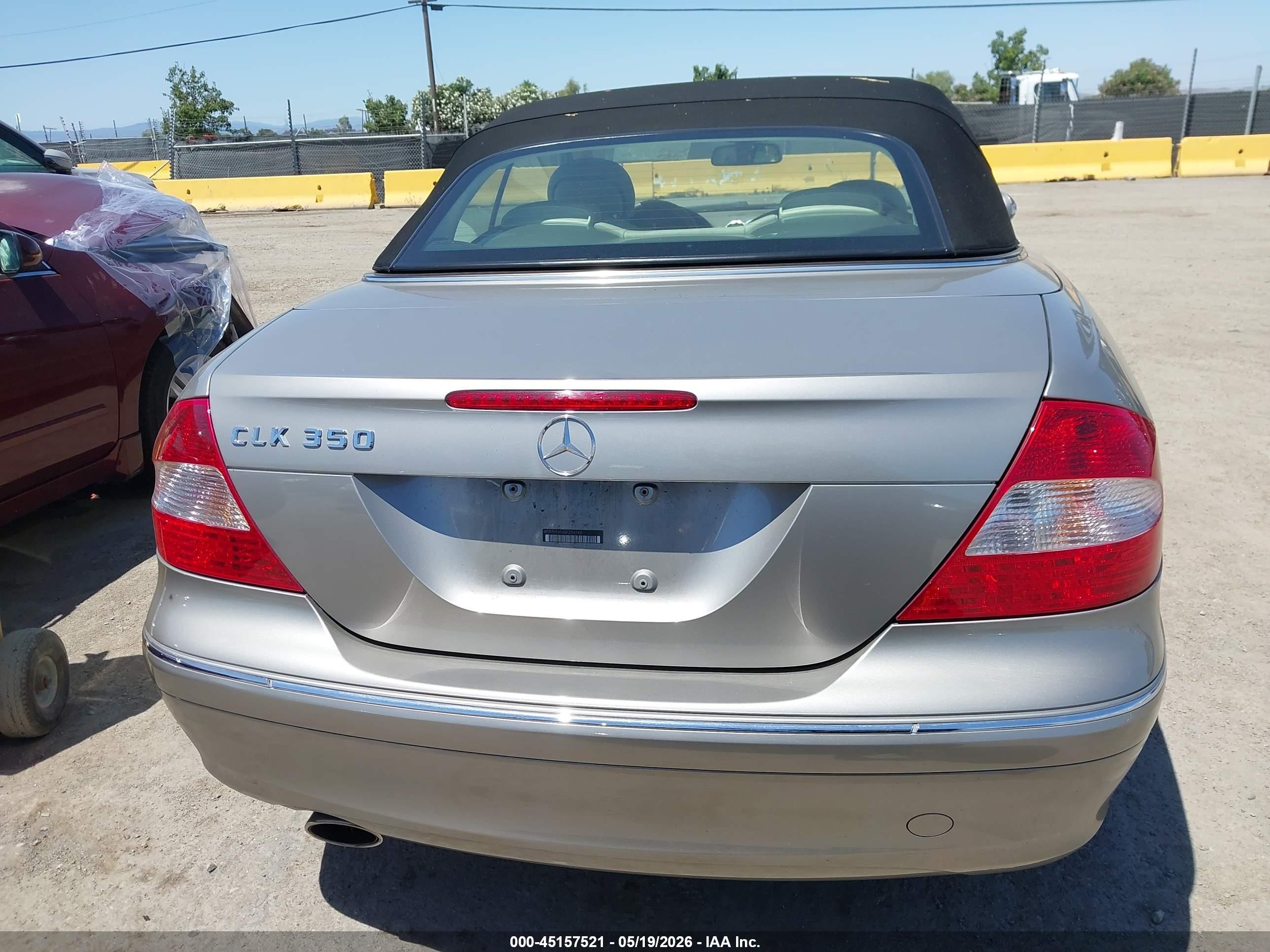 2008 Mercedes-benz Clk 350   Gray vin: WDBTK56F48F254186