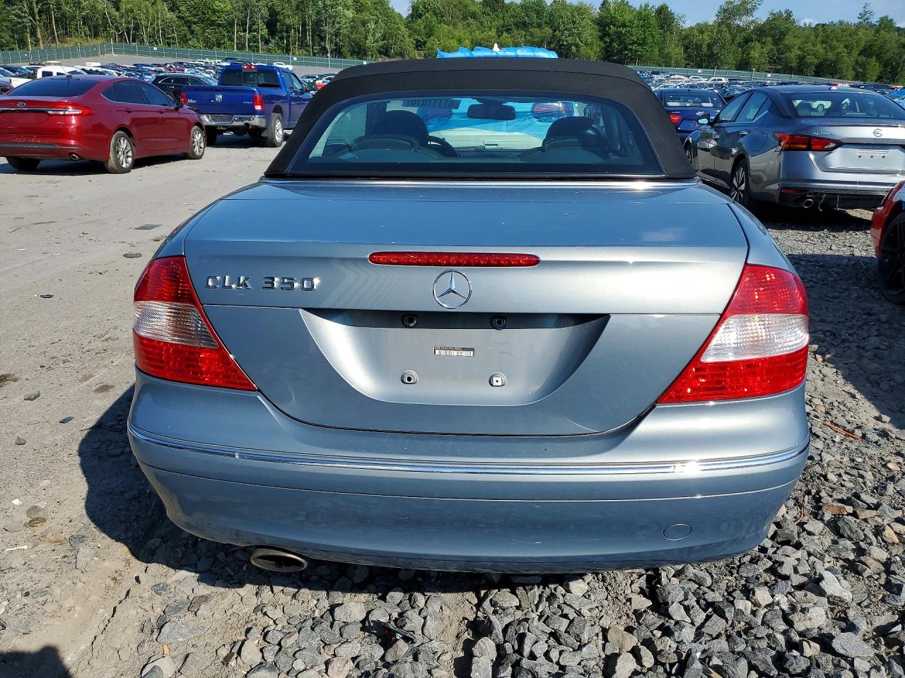 2007 Mercedes-benz Clk 350 Silver vin: WDBTK56F57F219056