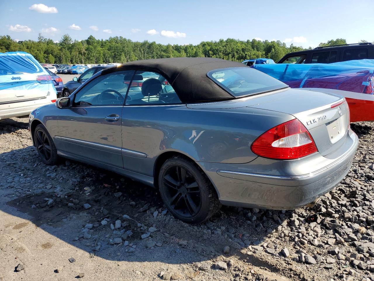 2007 Mercedes-benz Clk 350 Silver vin: WDBTK56F57F219056