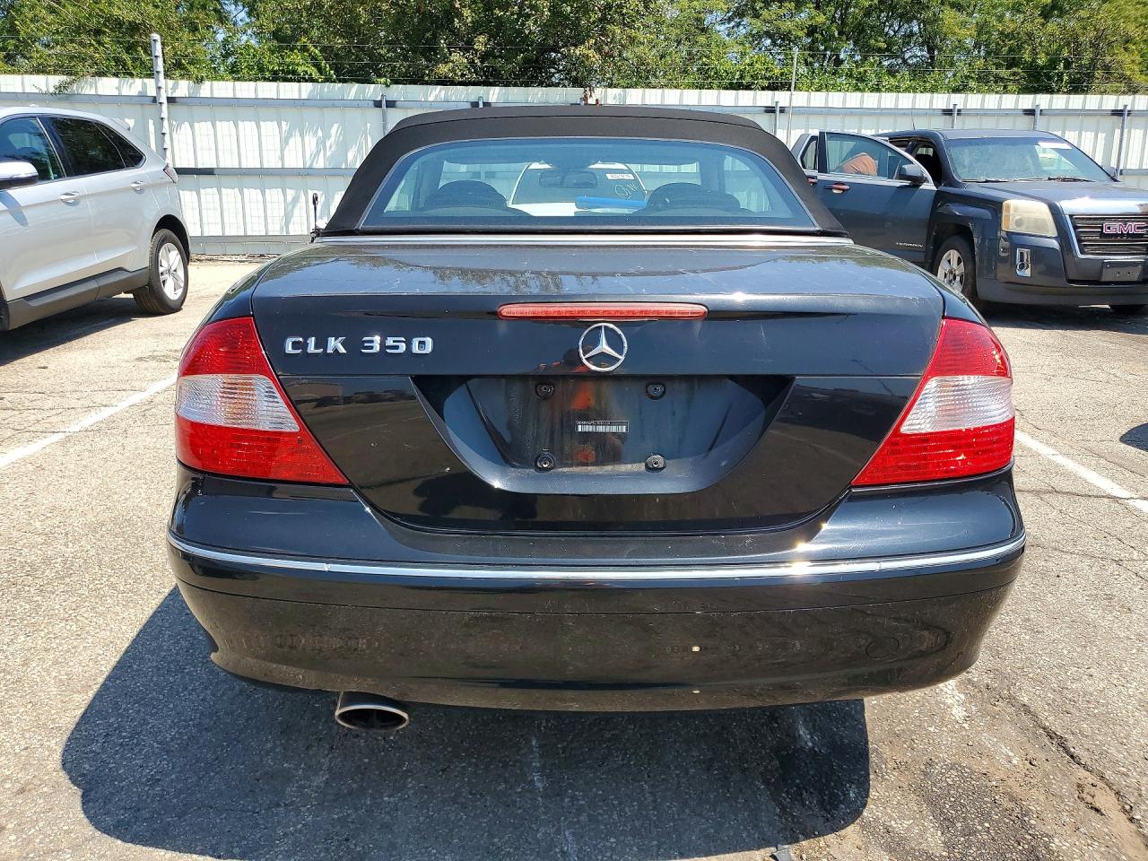2007 Mercedes-benz Clk 350 Black vin: WDBTK56F57T081701
