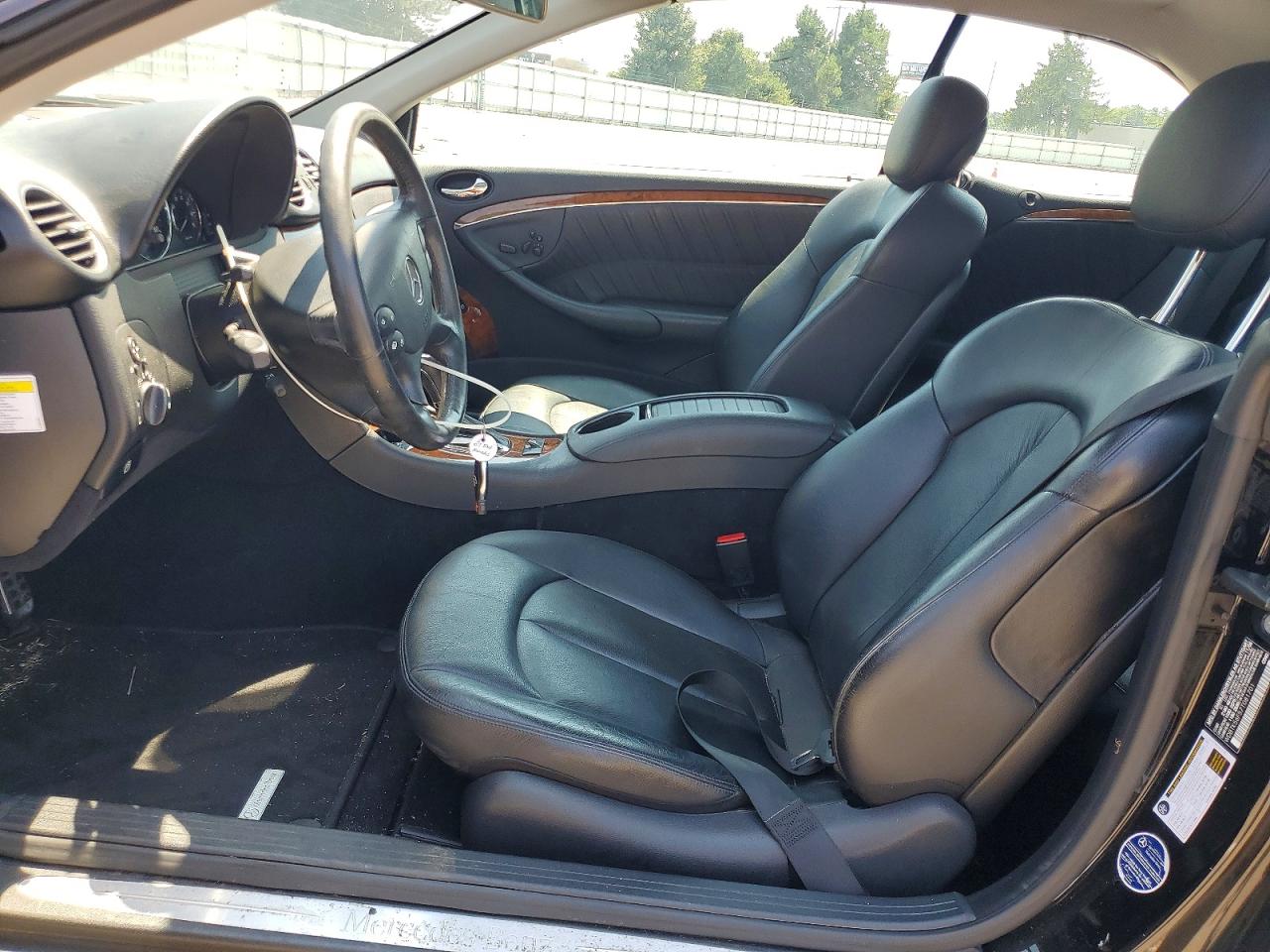 2007 Mercedes-benz Clk 350 Black vin: WDBTK56F57T081701