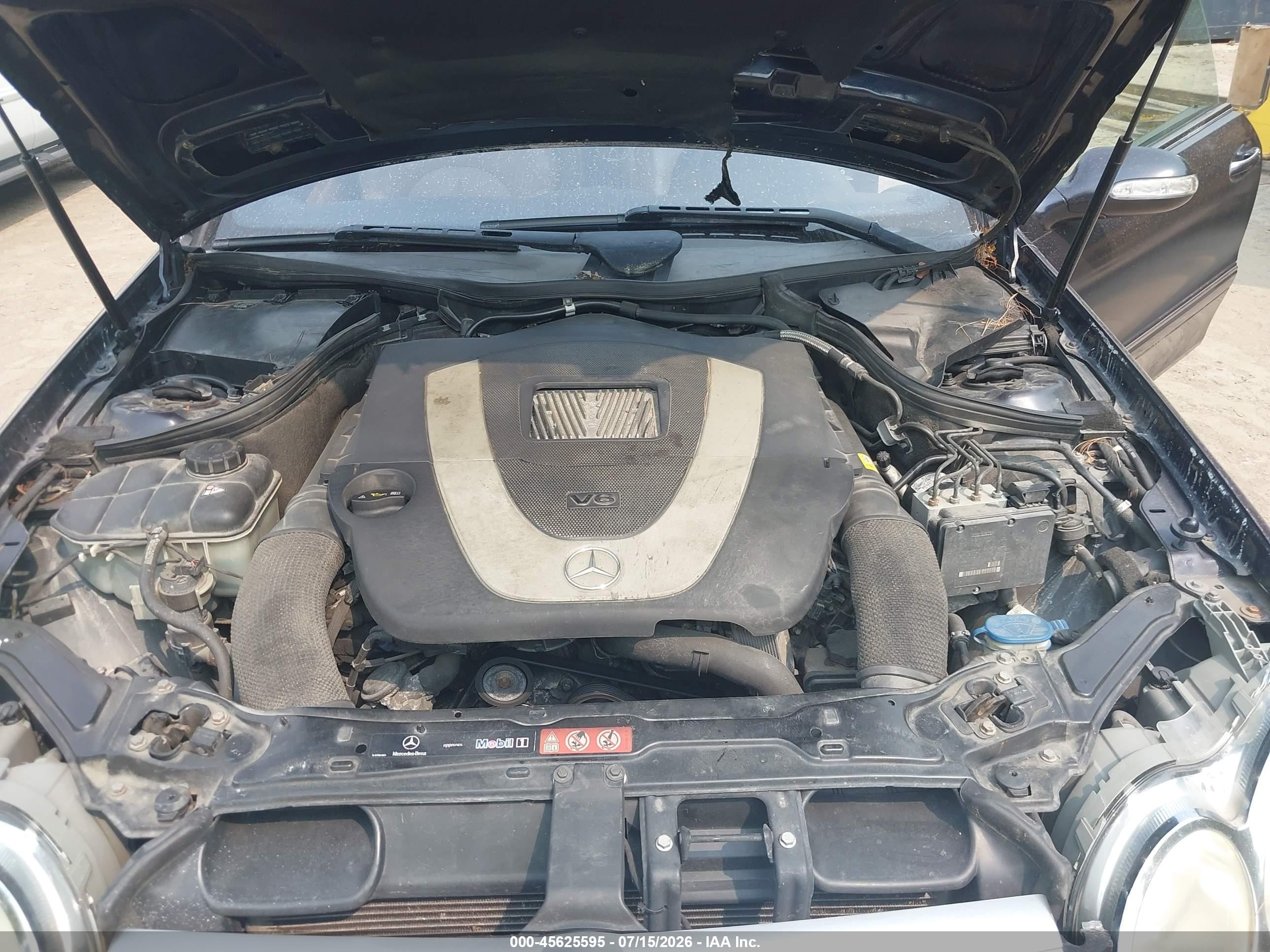 2009 Mercedes-benz Clk 350 Black vin: WDBTK56F59T101593