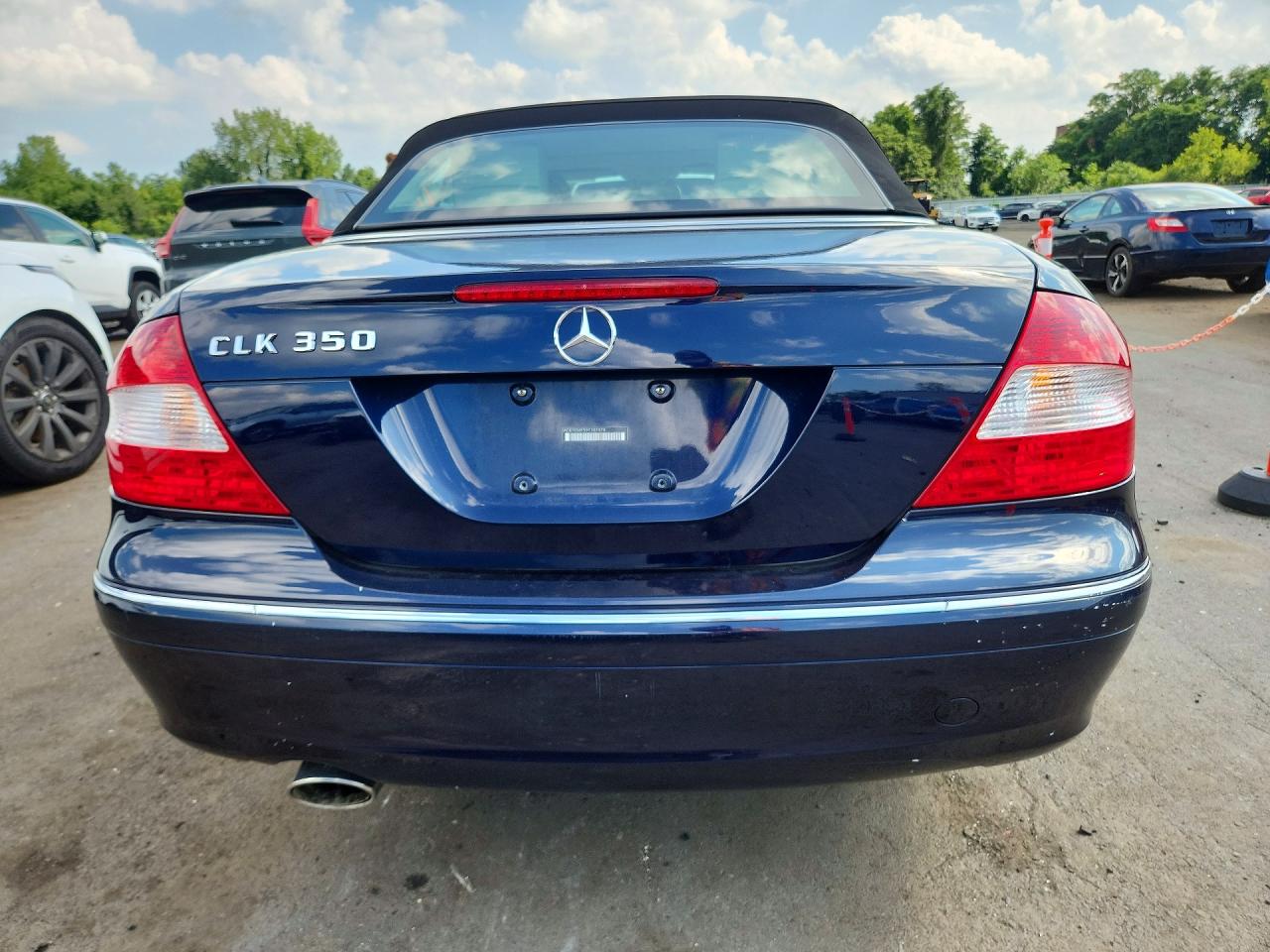 2009 Mercedes-benz Clk 350 Blue vin: WDBTK56F59T107474