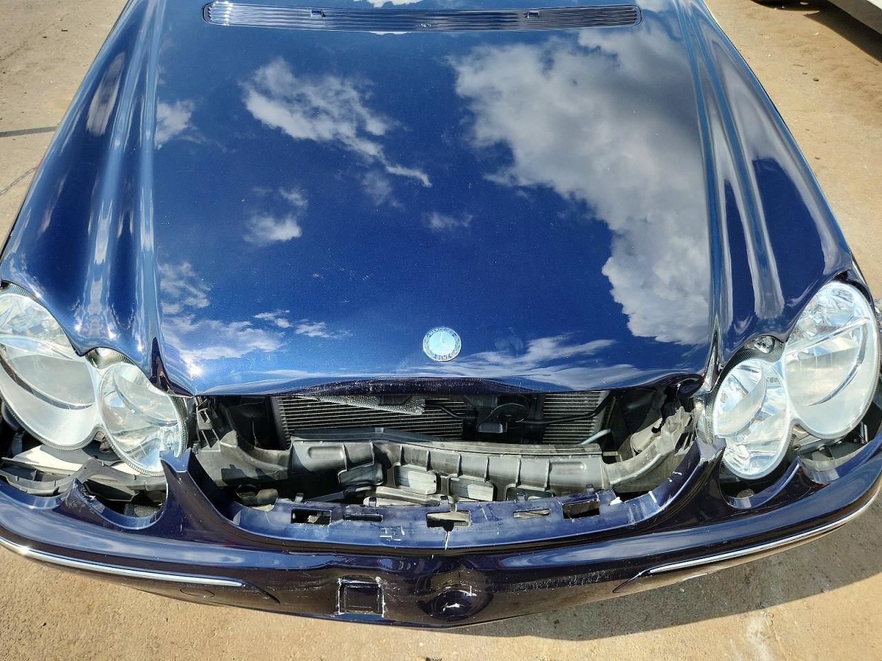 2009 Mercedes-benz Clk 350 Blue vin: WDBTK56F59T107474