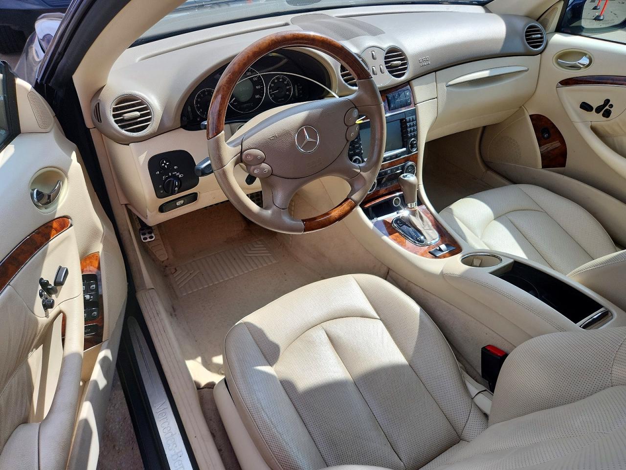 2009 Mercedes-benz Clk 350 Blue vin: WDBTK56F59T107474