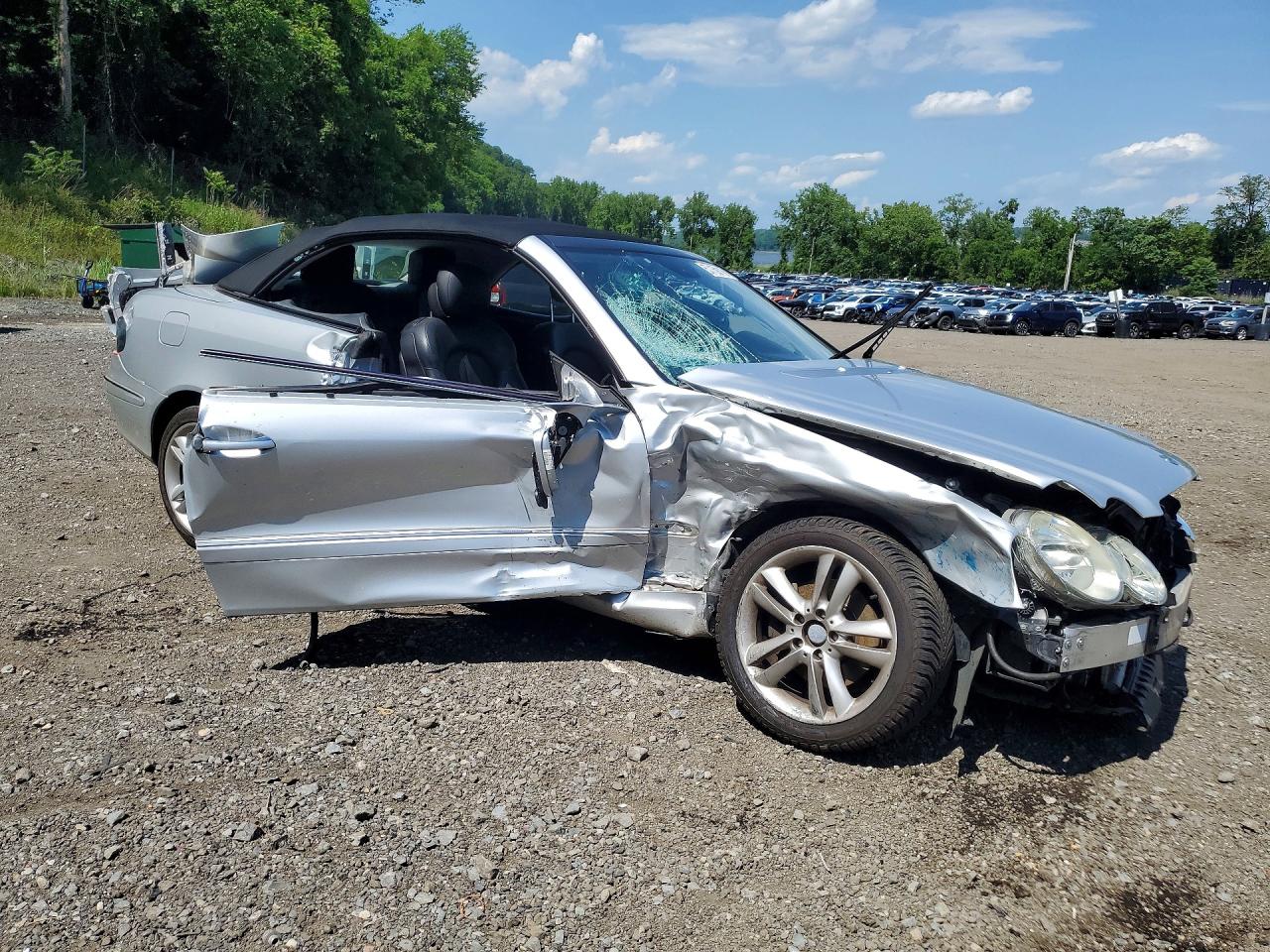 2006 Mercedes-benz Clk 350 Gray vin: WDBTK56F66T074318