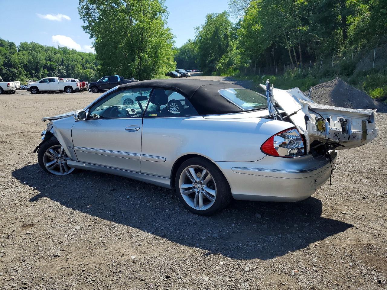 2006 Mercedes-benz Clk 350 Gray vin: WDBTK56F66T074318