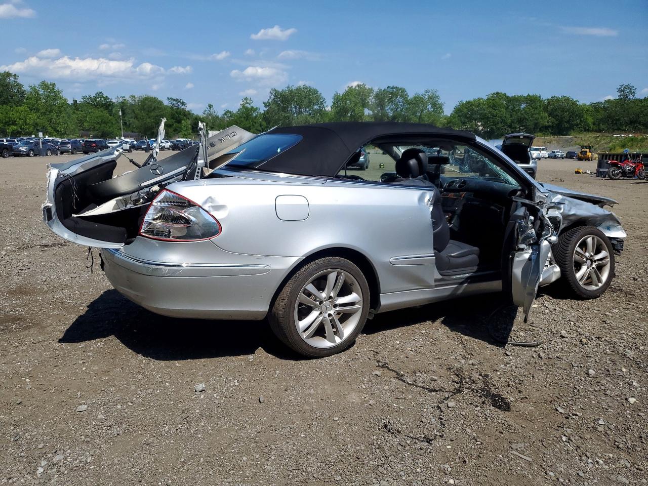 2006 Mercedes-benz Clk 350 Gray vin: WDBTK56F66T074318