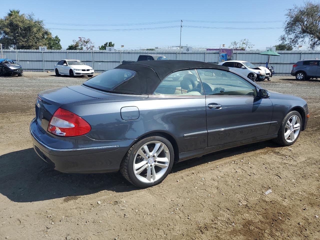 2008 Mercedes-benz Clk 350 Charcoal vin: WDBTK56F68F252584
