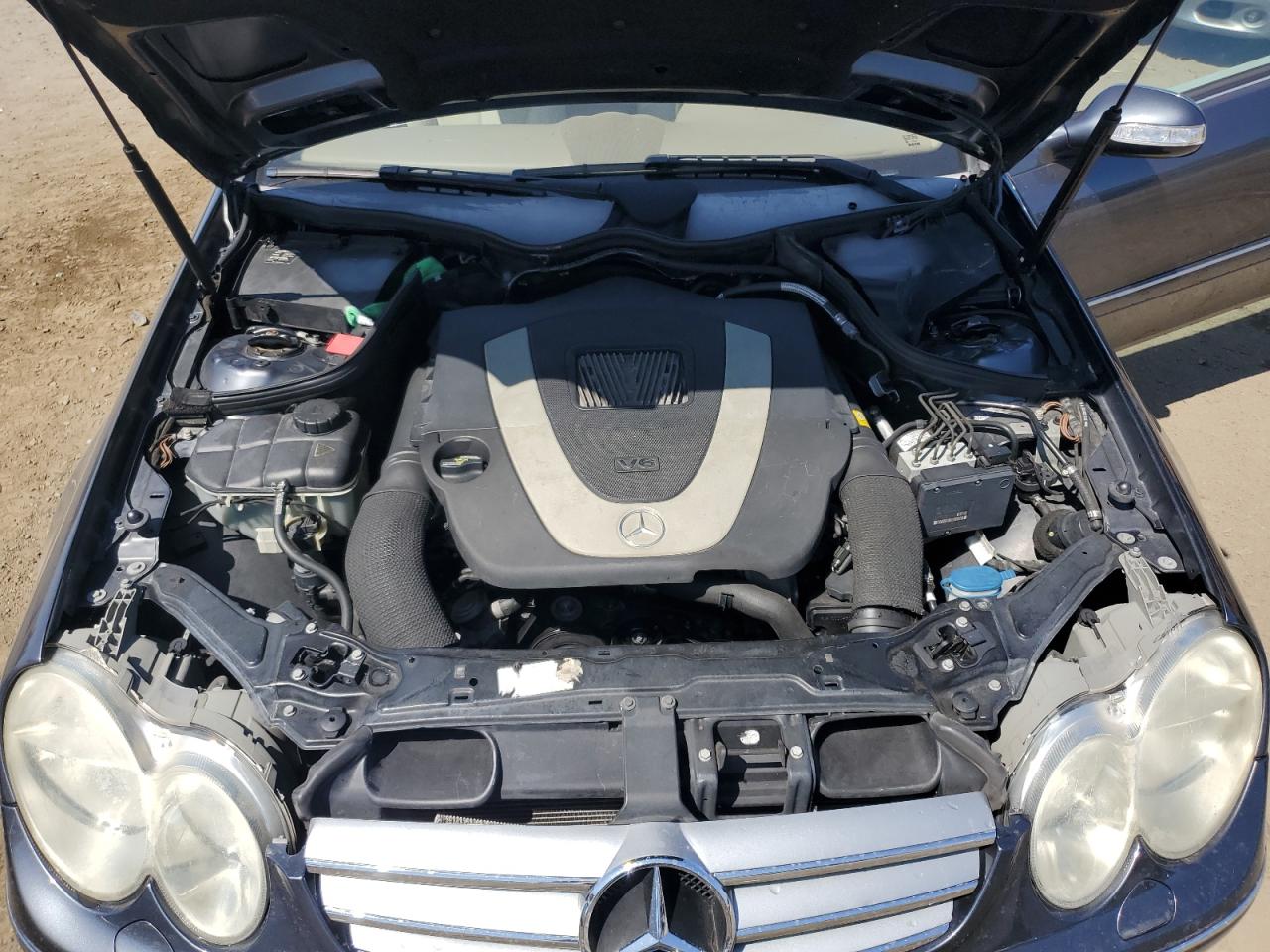 2008 Mercedes-benz Clk 350 Charcoal vin: WDBTK56F68F252584