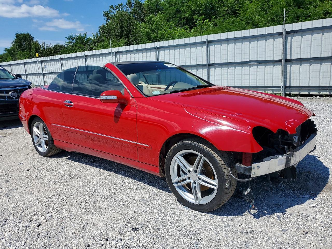 2006 Mercedes-benz Clk 350 Red vin: WDBTK56F76T073176