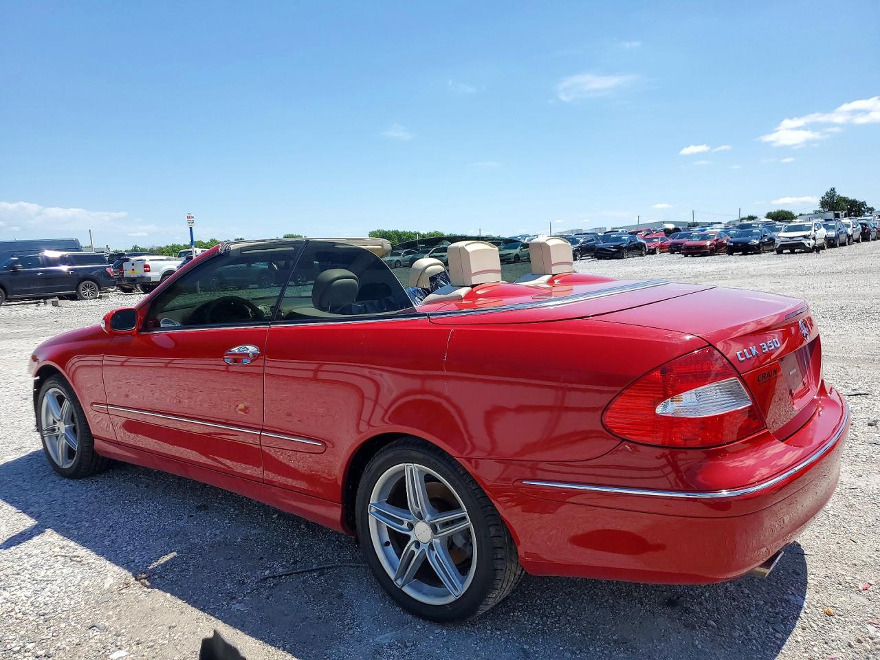 2006 Mercedes-benz Clk 350 Red vin: WDBTK56F76T073176