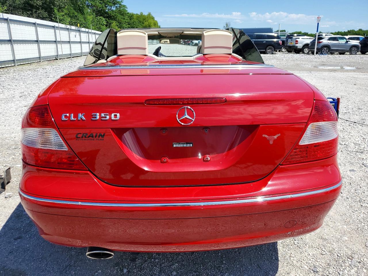 2006 Mercedes-benz Clk 350 Red vin: WDBTK56F76T073176