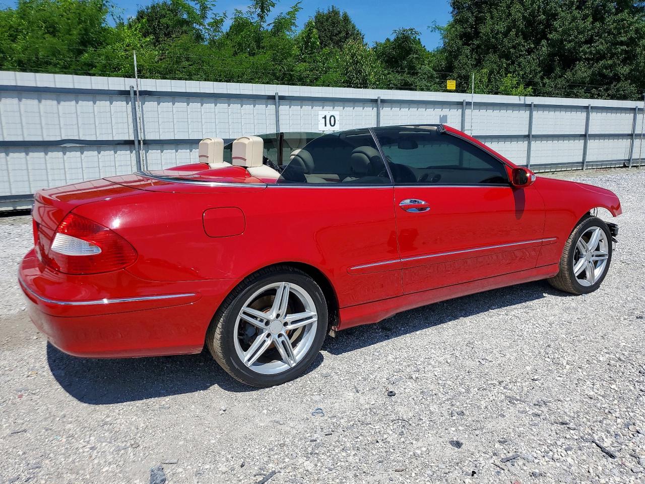 2006 Mercedes-benz Clk 350 Red vin: WDBTK56F76T073176