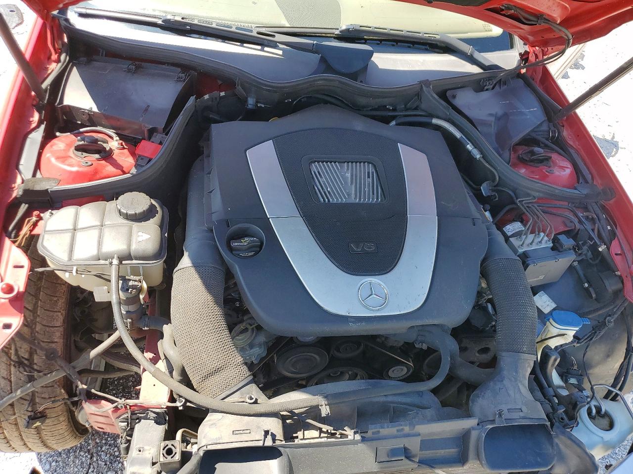 2006 Mercedes-benz Clk 350 Red vin: WDBTK56F76T073176