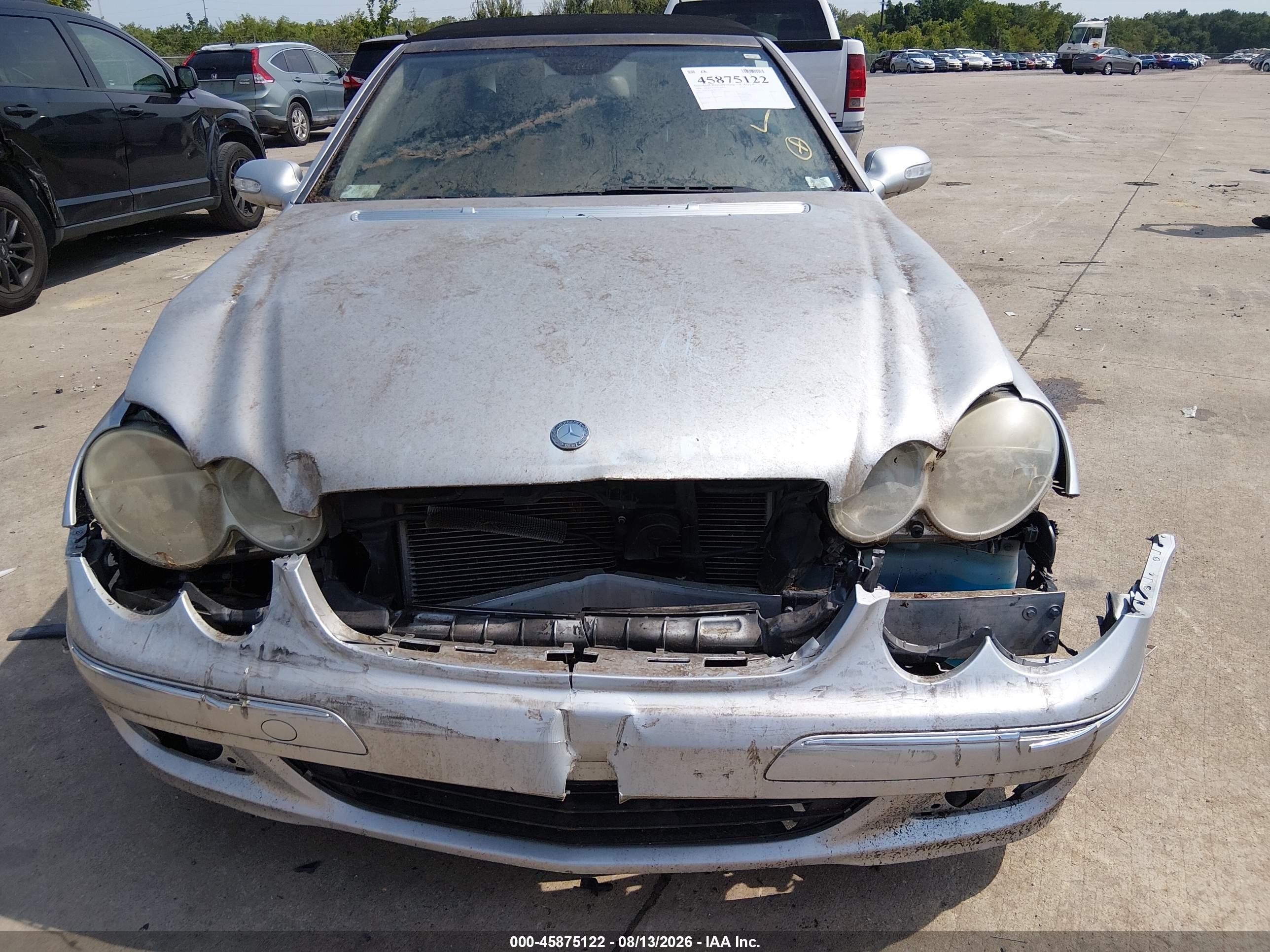 2008 Mercedes-benz Clk 350   Gray vin: WDBTK56F78F255073