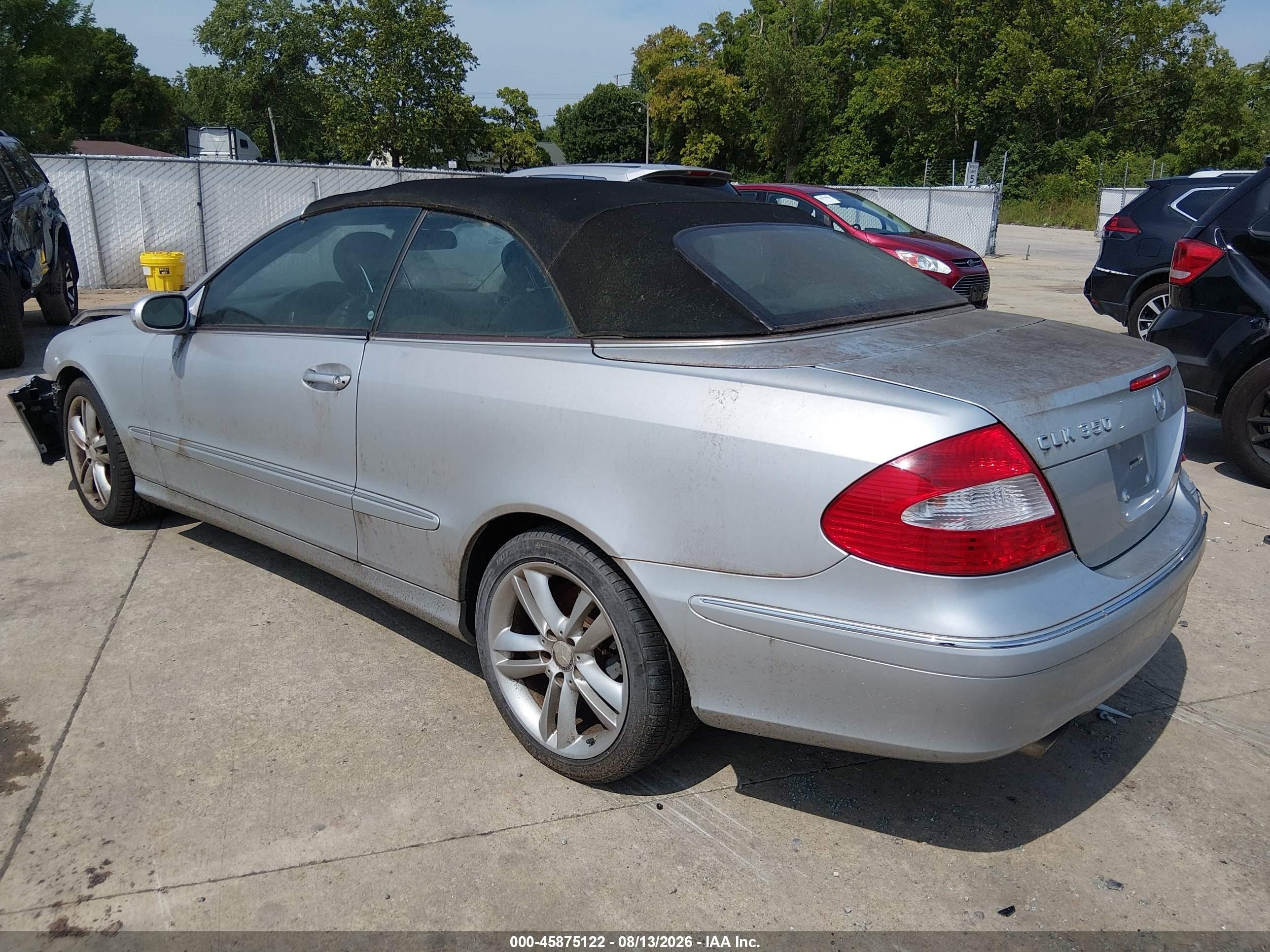 2008 Mercedes-benz Clk 350   Gray vin: WDBTK56F78F255073