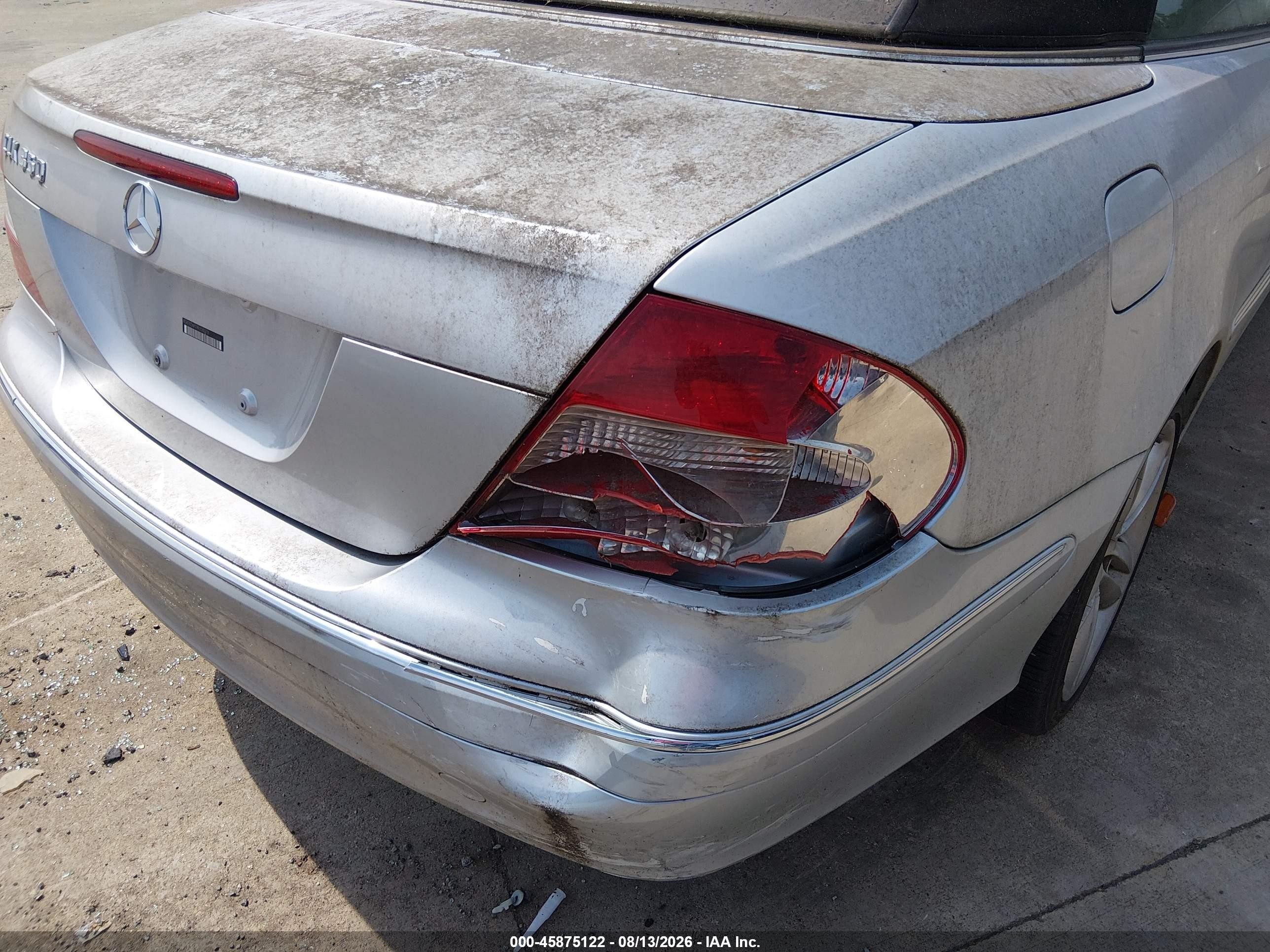 2008 Mercedes-benz Clk 350   Gray vin: WDBTK56F78F255073