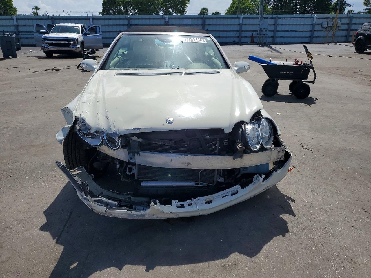 2008 Mercedes-benz Clk 350 White vin: WDBTK56F78T096962