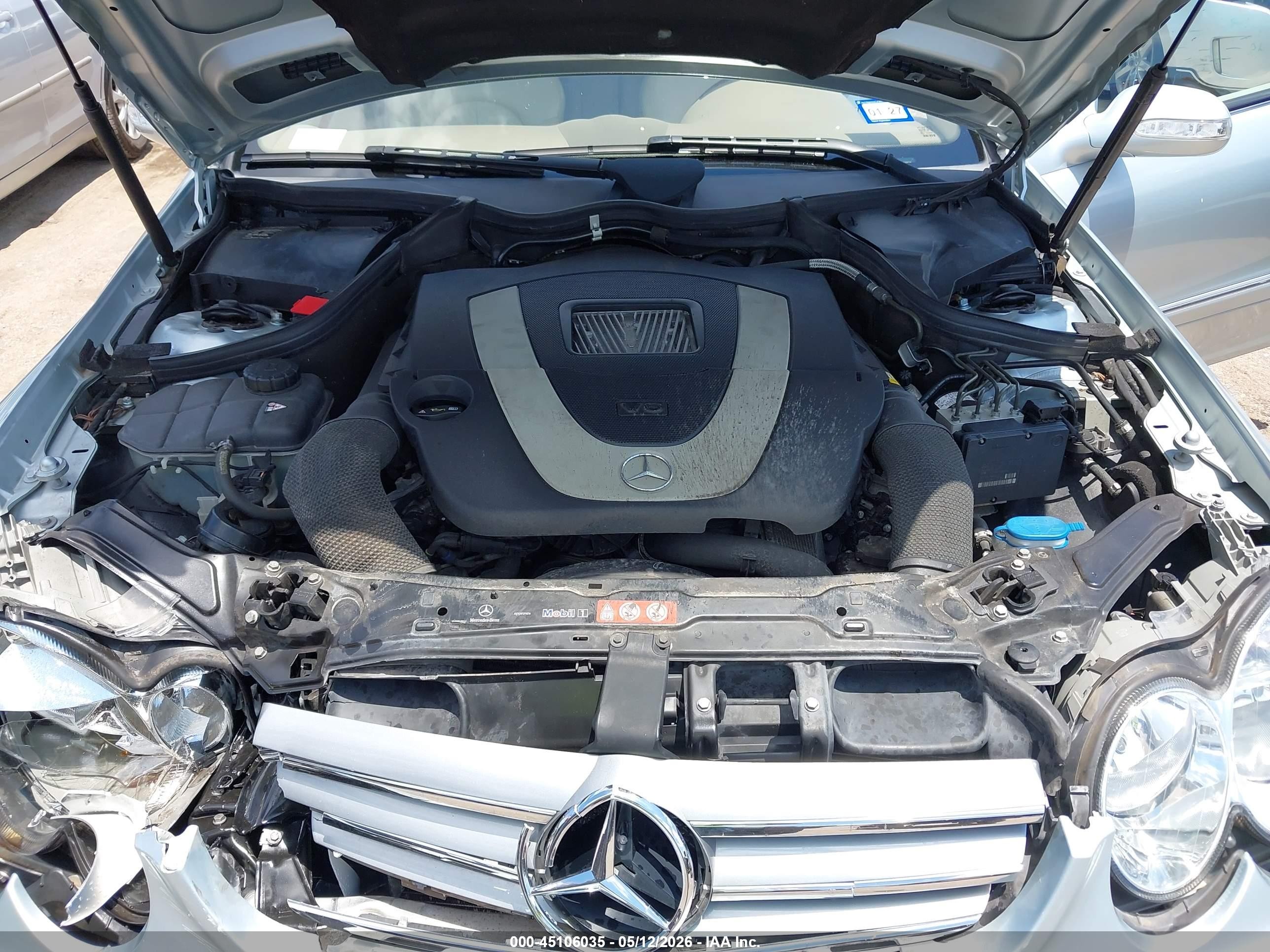 2008 Mercedes-benz Clk 350   Light Blue vin: WDBTK56F78T099229