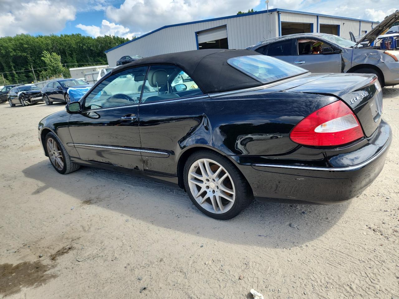 2009 Mercedes-benz Clk 350 Черный vin: WDBTK56F79T101434