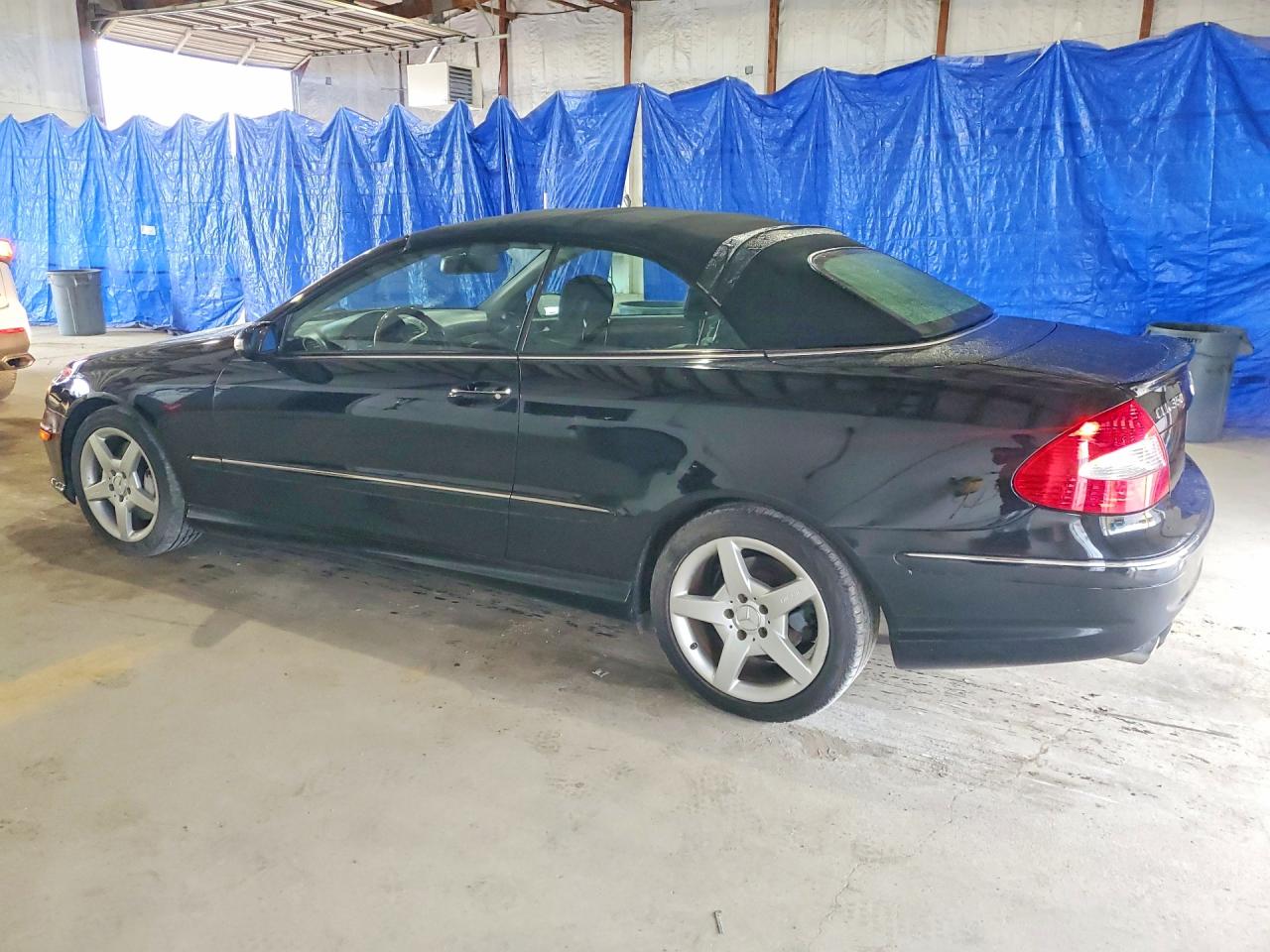 2009 Mercedes-benz Clk 350 Black vin: WDBTK56F79T105256