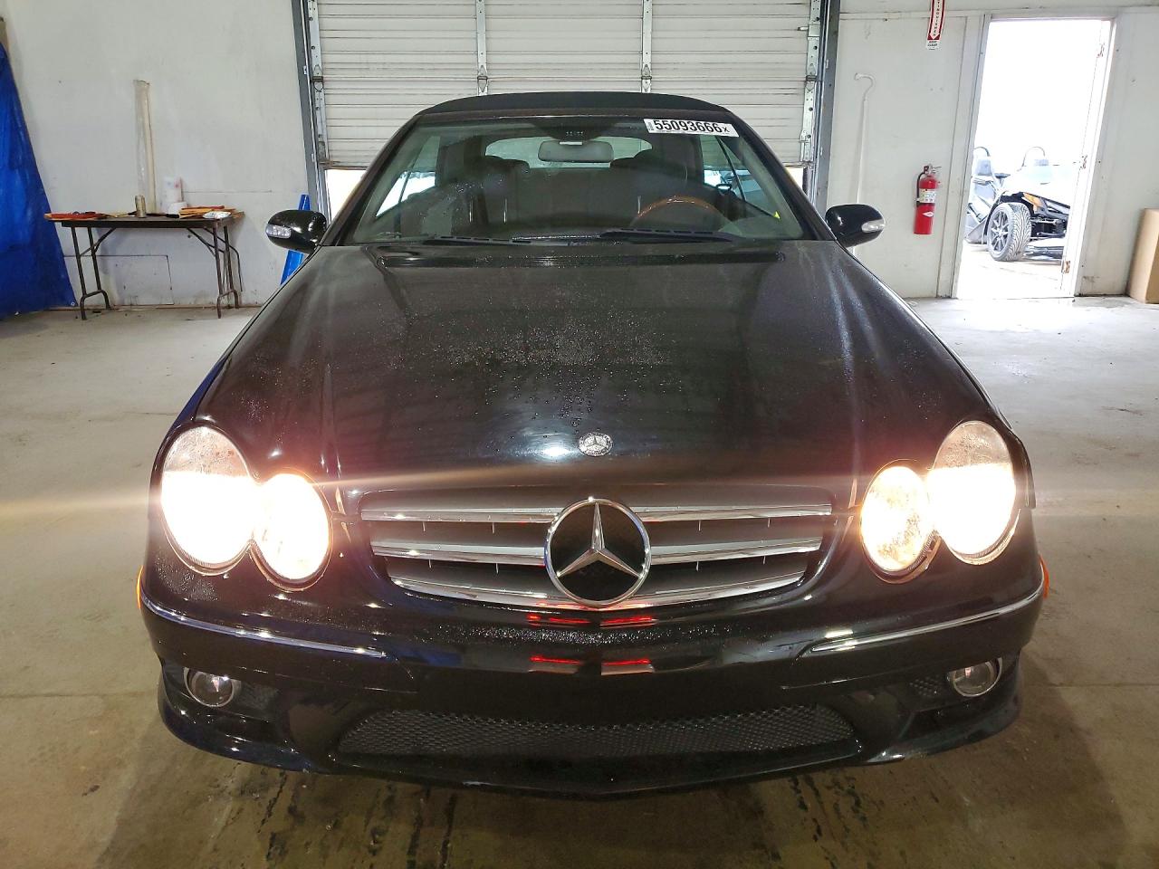 2009 Mercedes-benz Clk 350 Black vin: WDBTK56F79T105256