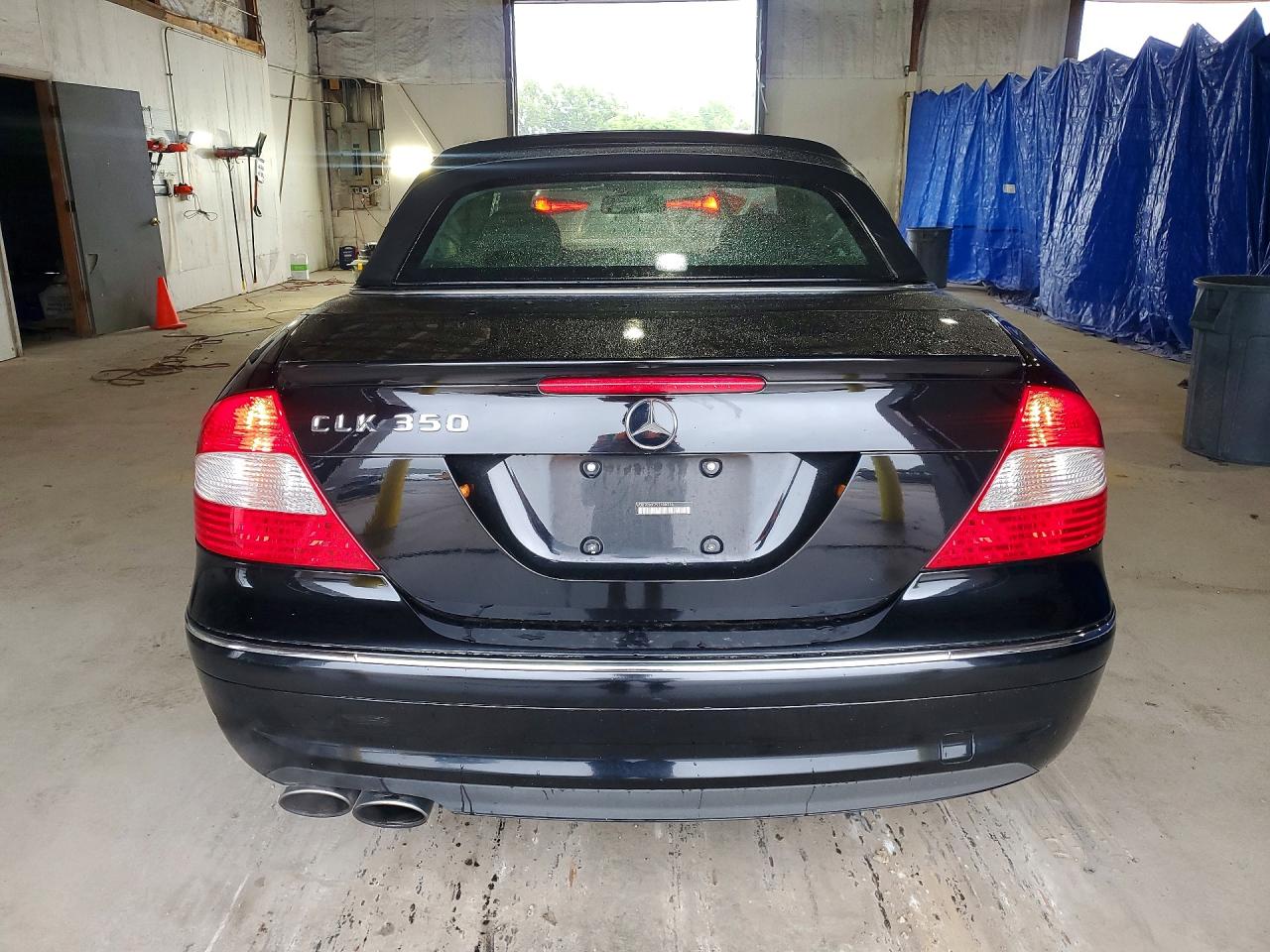 2009 Mercedes-benz Clk 350 Black vin: WDBTK56F79T105256