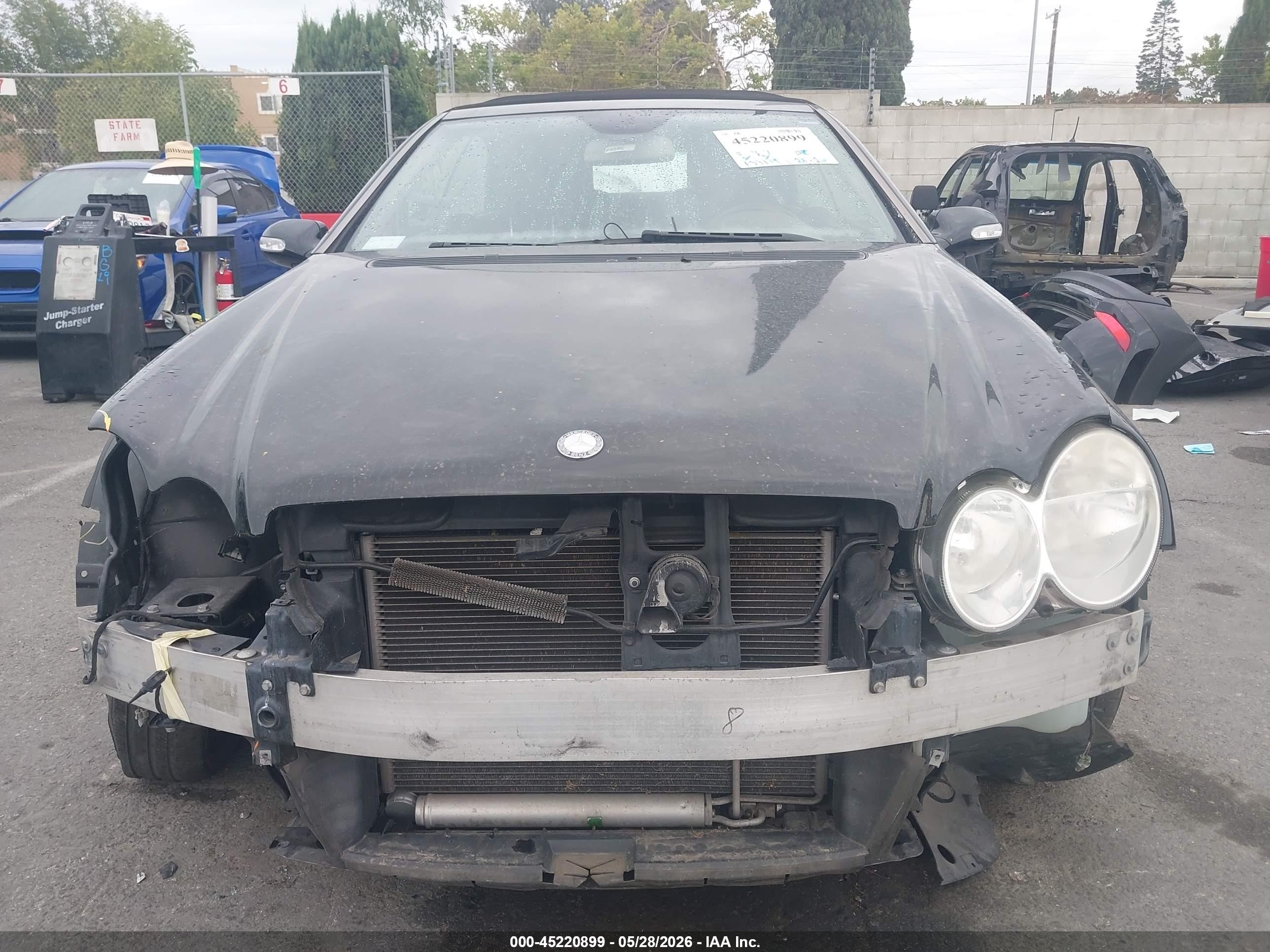 2008 Mercedes-benz Clk 350   Black vin: WDBTK56F88F256085