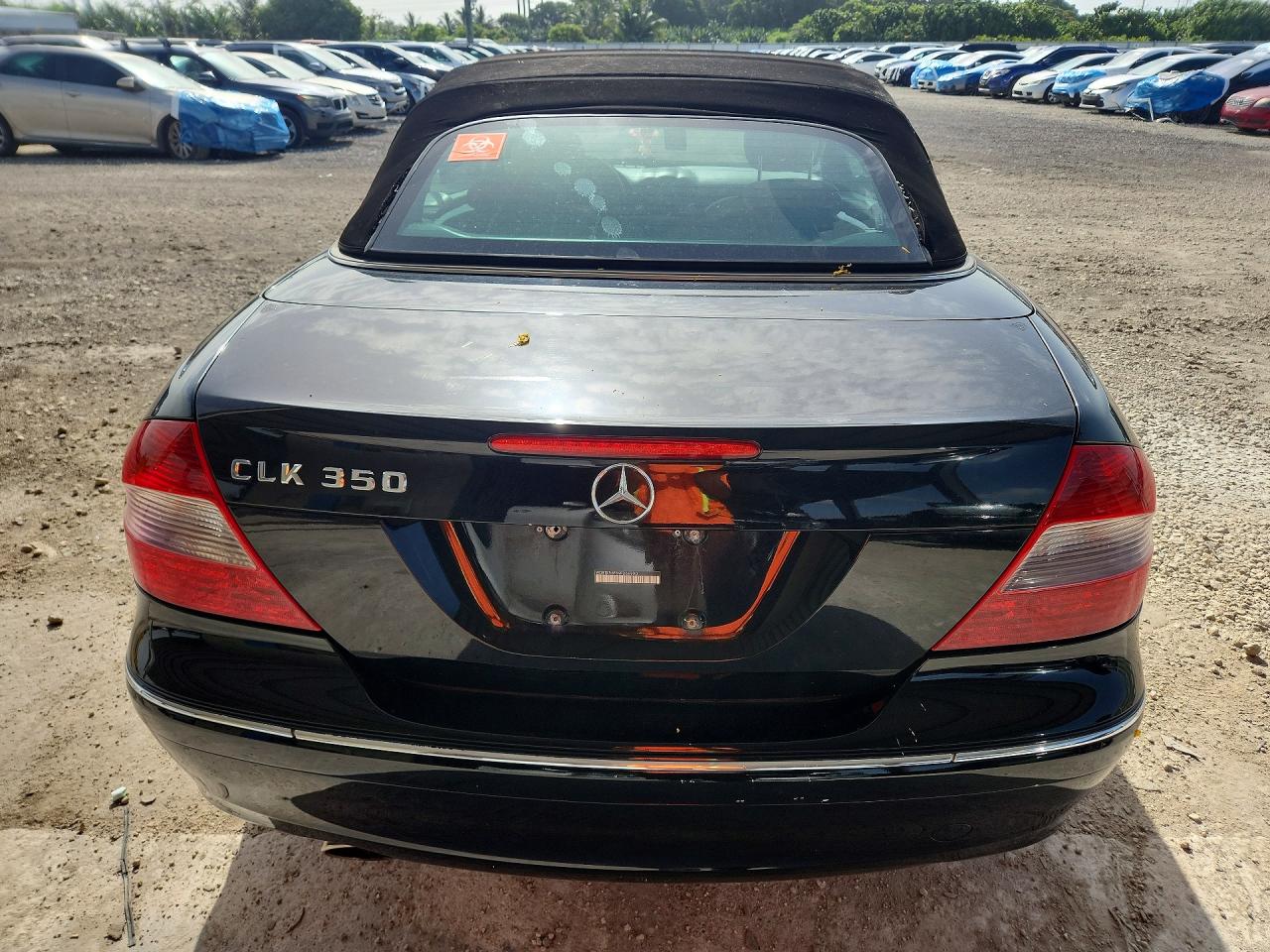 2009 Mercedes-benz Clk 350 Black vin: WDBTK56F89F266990