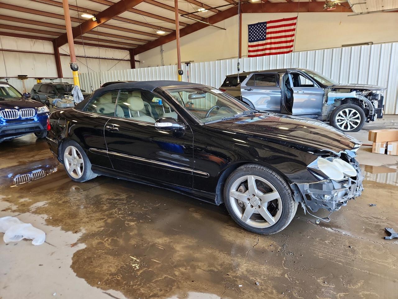 2009 Mercedes-benz Clk 350 Black vin: WDBTK56F89T105055