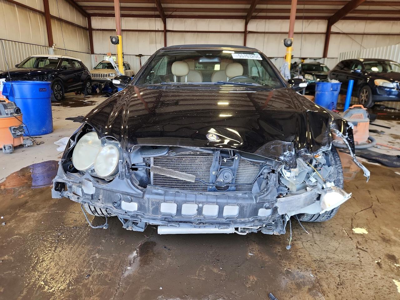 2009 Mercedes-benz Clk 350 Black vin: WDBTK56F89T105055