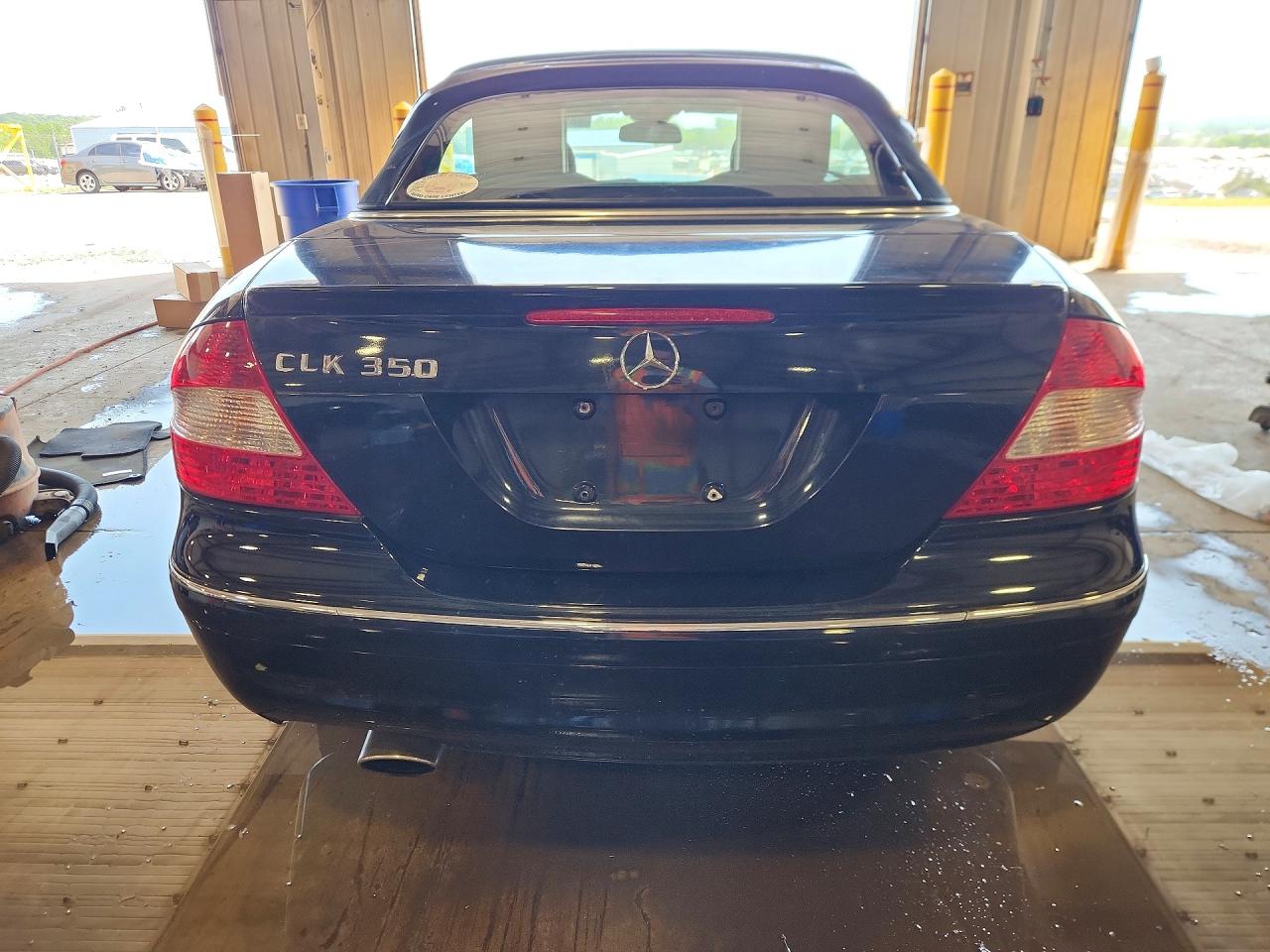 2009 Mercedes-benz Clk 350 Black vin: WDBTK56F89T105055