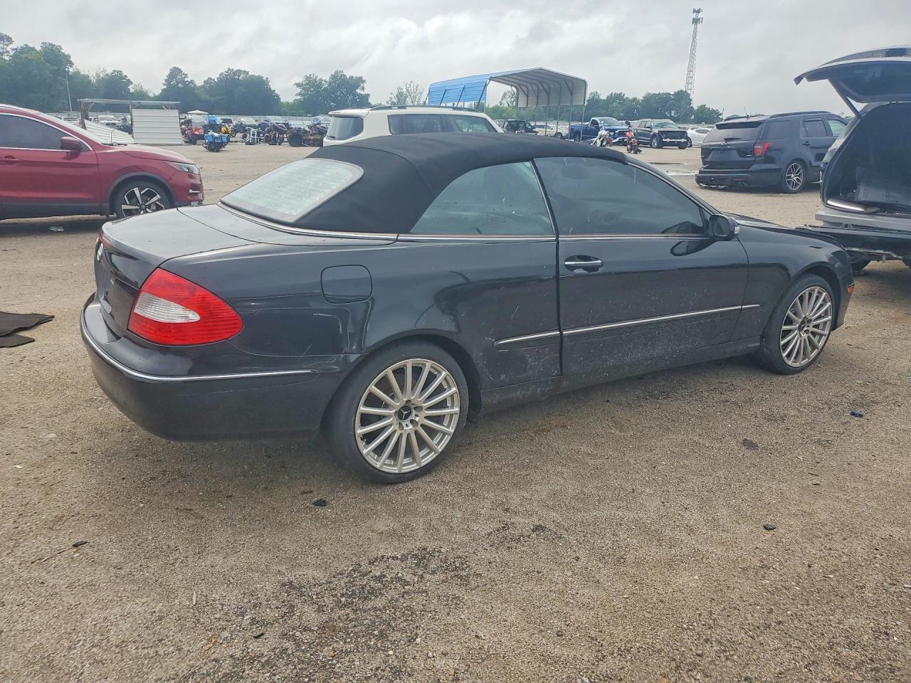 2006 Mercedes-benz Clk 350 Black vin: WDBTK56F96T074054