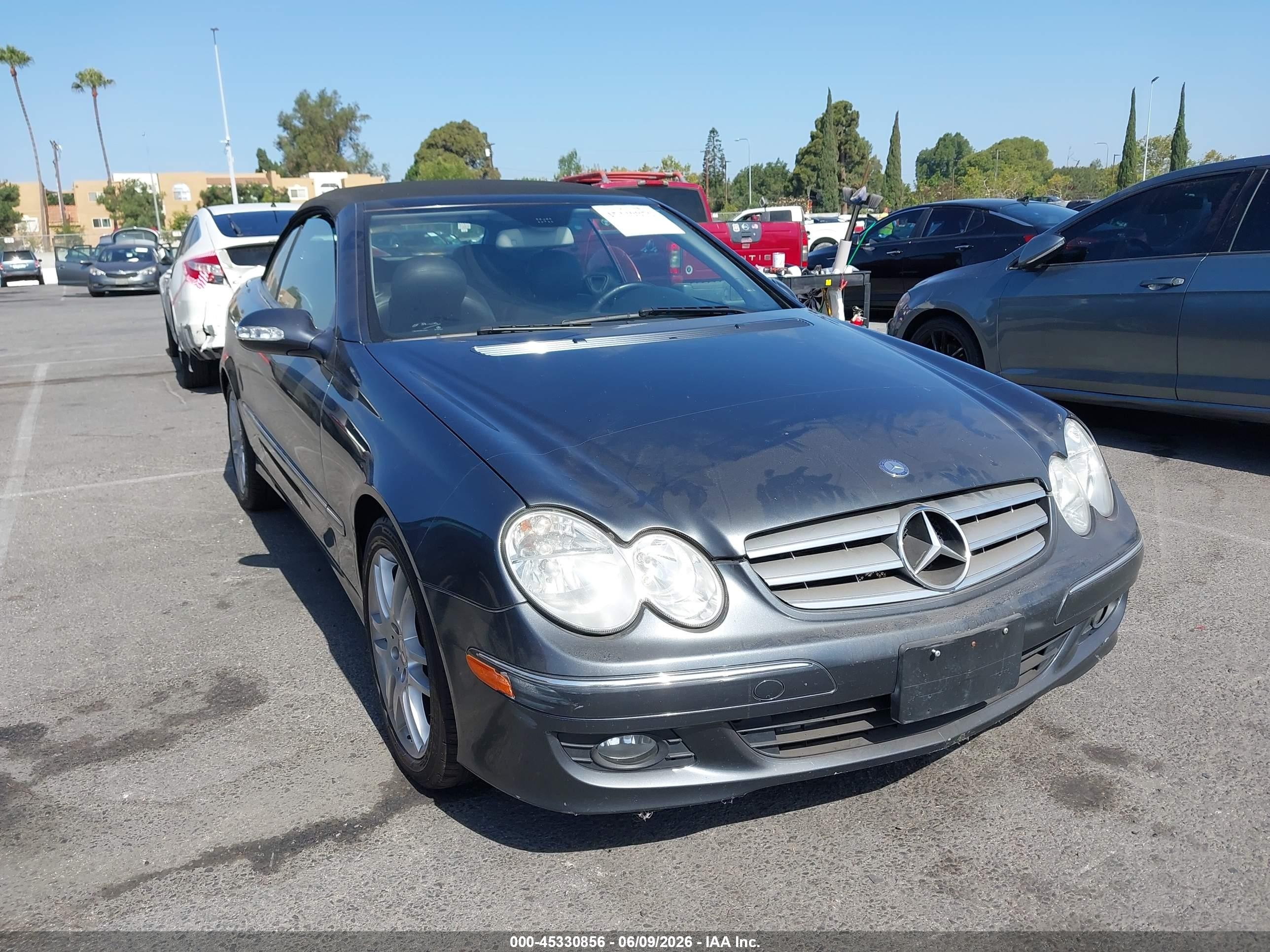 2009 Mercedes-benz Clk 350   Gray vin: WDBTK56F99T108465