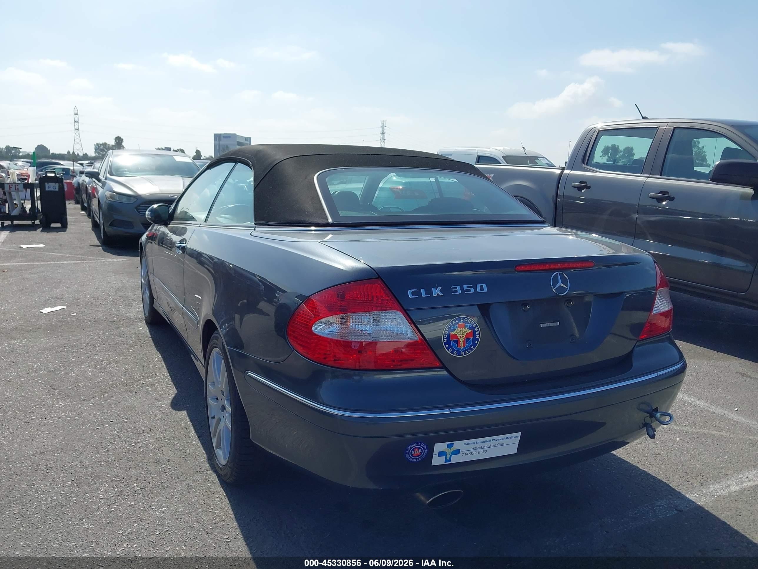 2009 Mercedes-benz Clk 350   Gray vin: WDBTK56F99T108465