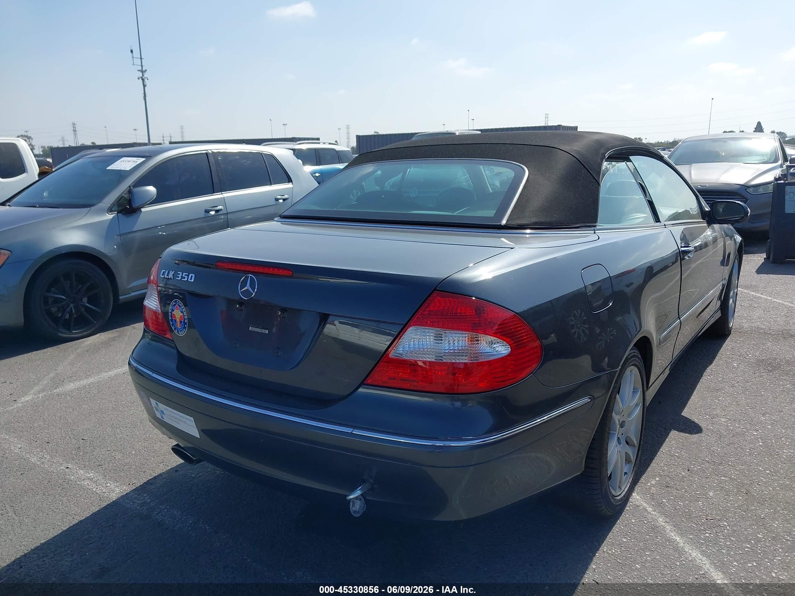 2009 Mercedes-benz Clk 350   Gray vin: WDBTK56F99T108465