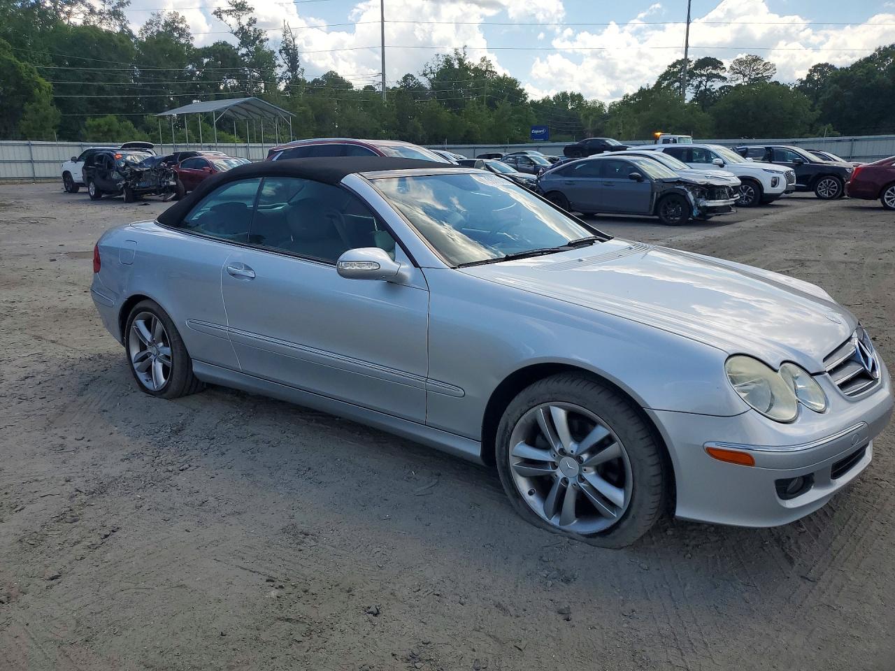 2009 Mercedes-benz Clk 350 Silver vin: WDBTK56F99T109602