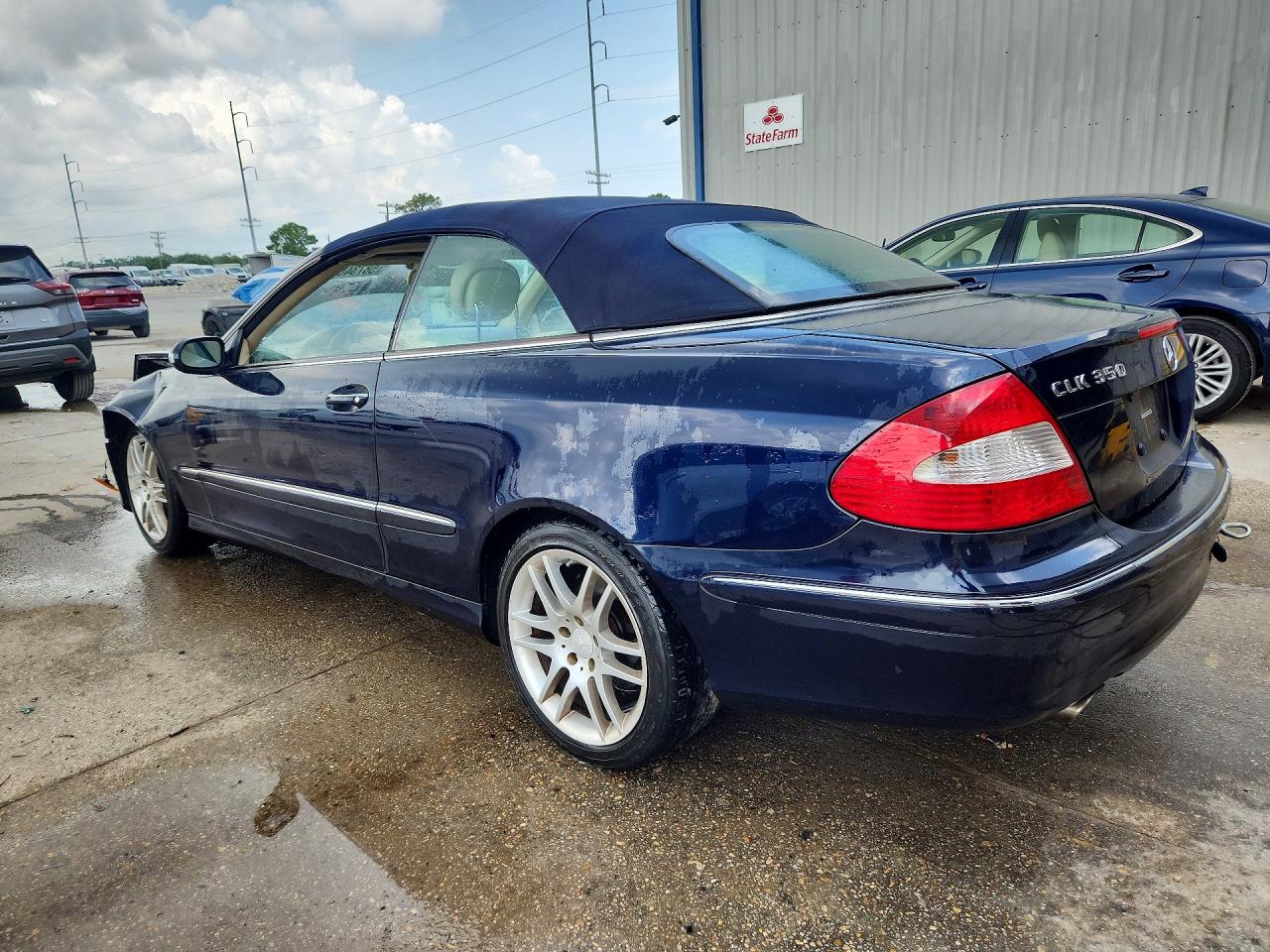 2009 Mercedes-benz Clk 350 Blue vin: WDBTK56FX9T104277
